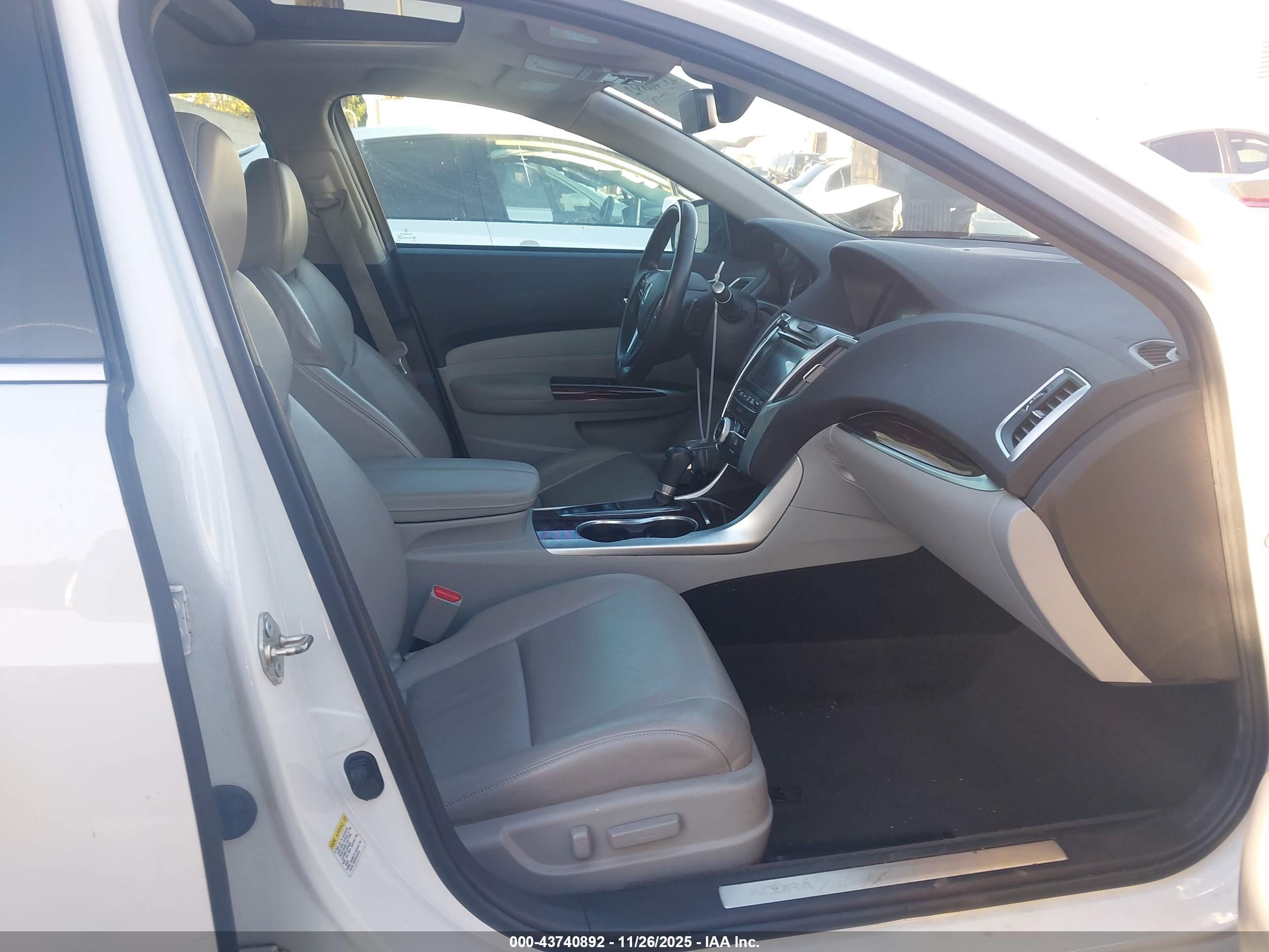 2015 Acura Tlx Tech White vin: 19UUB1F58FA010221