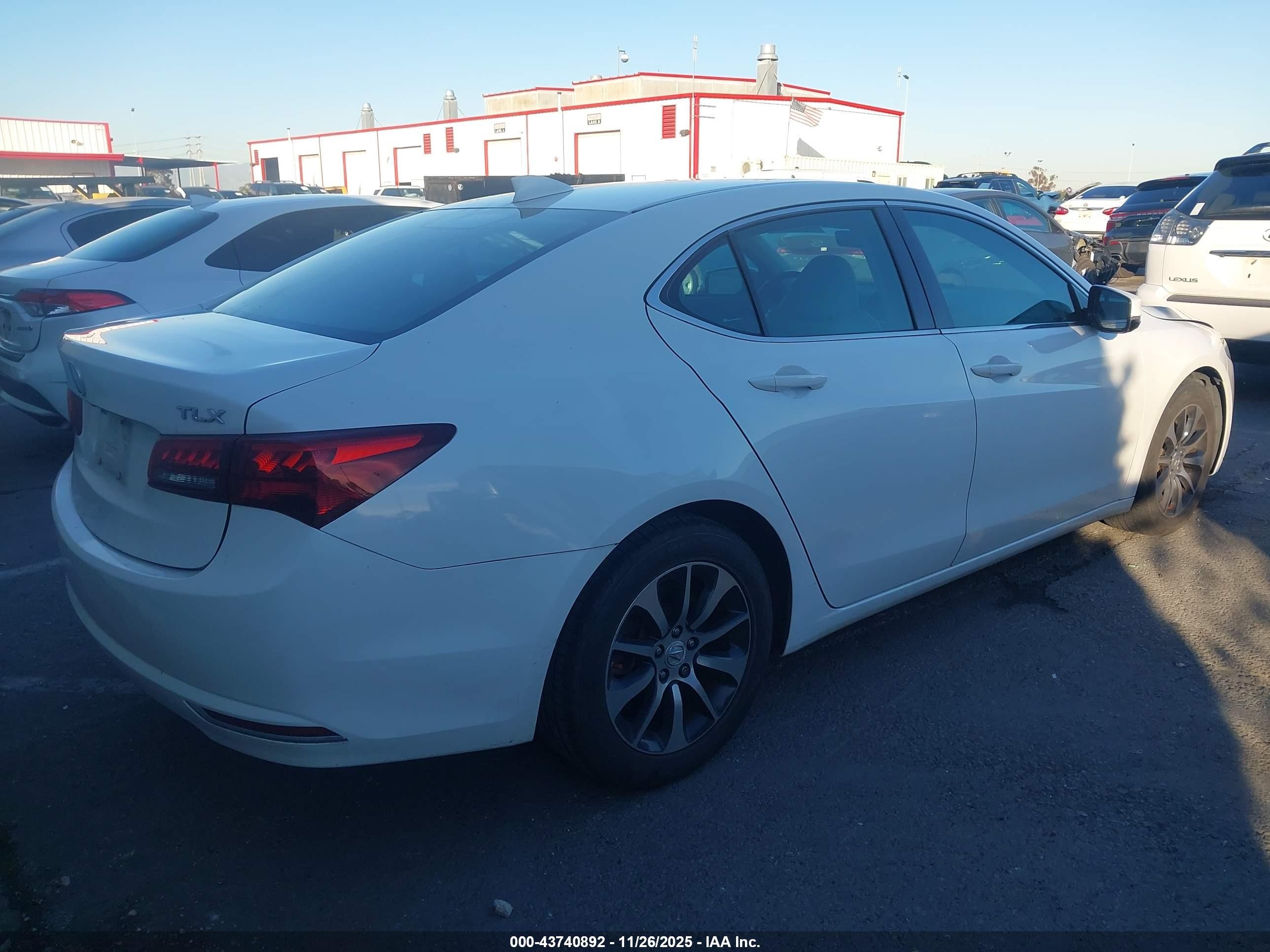 2015 Acura Tlx Tech White vin: 19UUB1F58FA010221