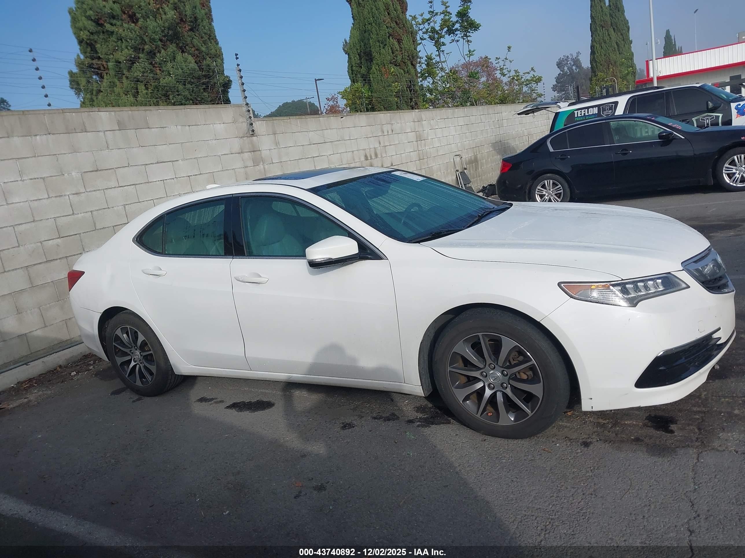 2015 Acura Tlx Tech White vin: 19UUB1F58FA010221