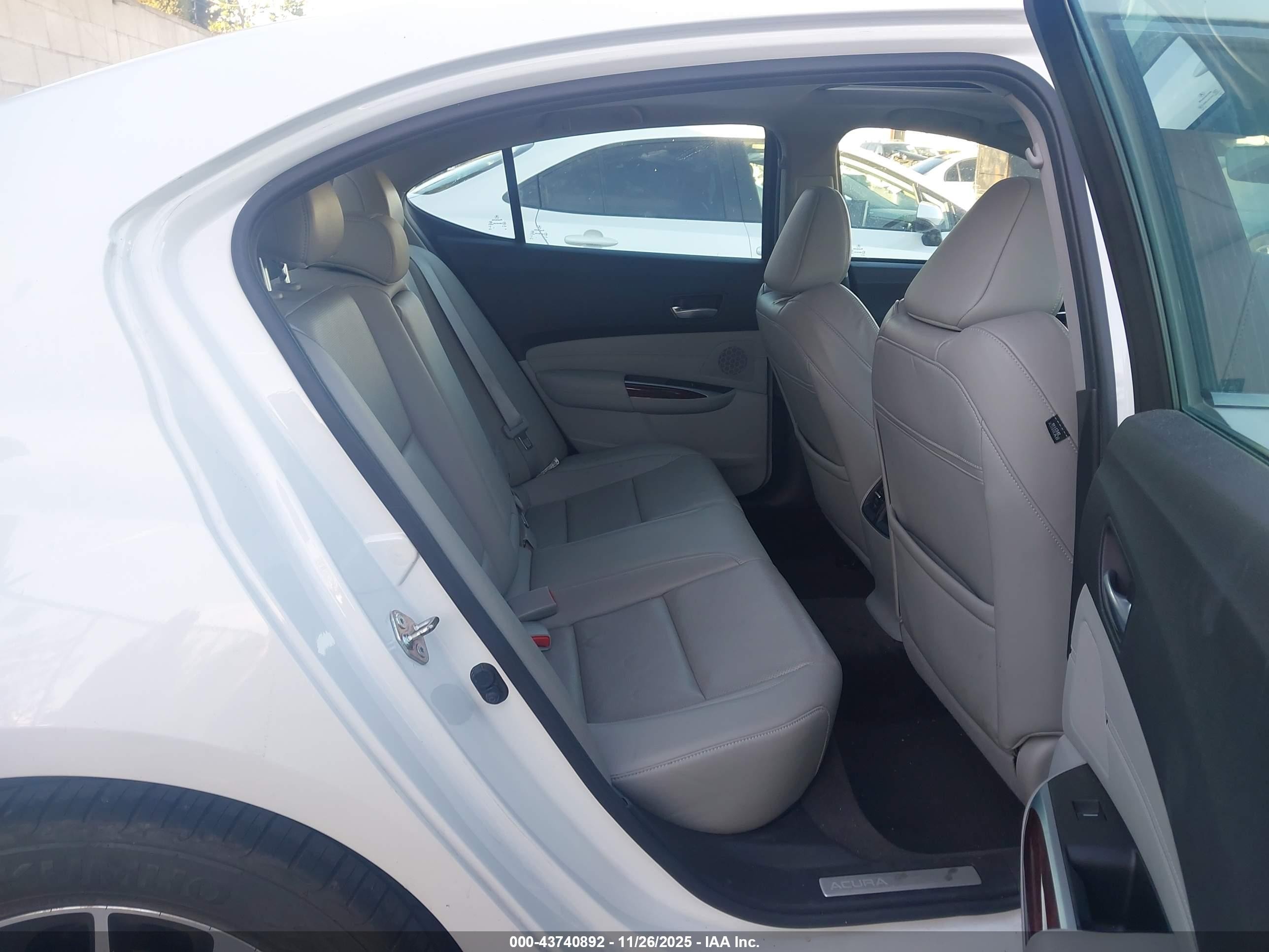 2015 Acura Tlx Tech White vin: 19UUB1F58FA010221