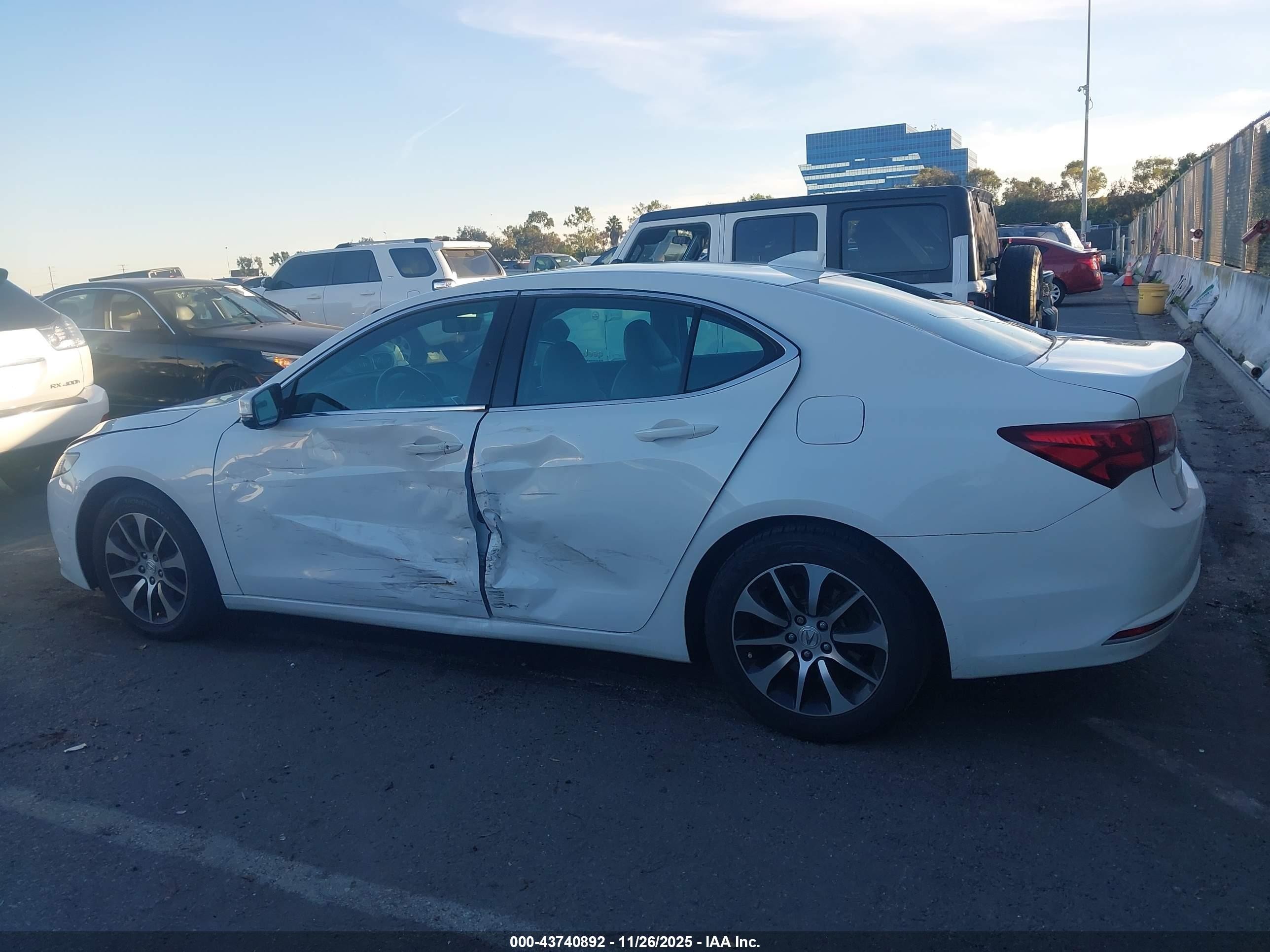 2015 Acura Tlx Tech White vin: 19UUB1F58FA010221