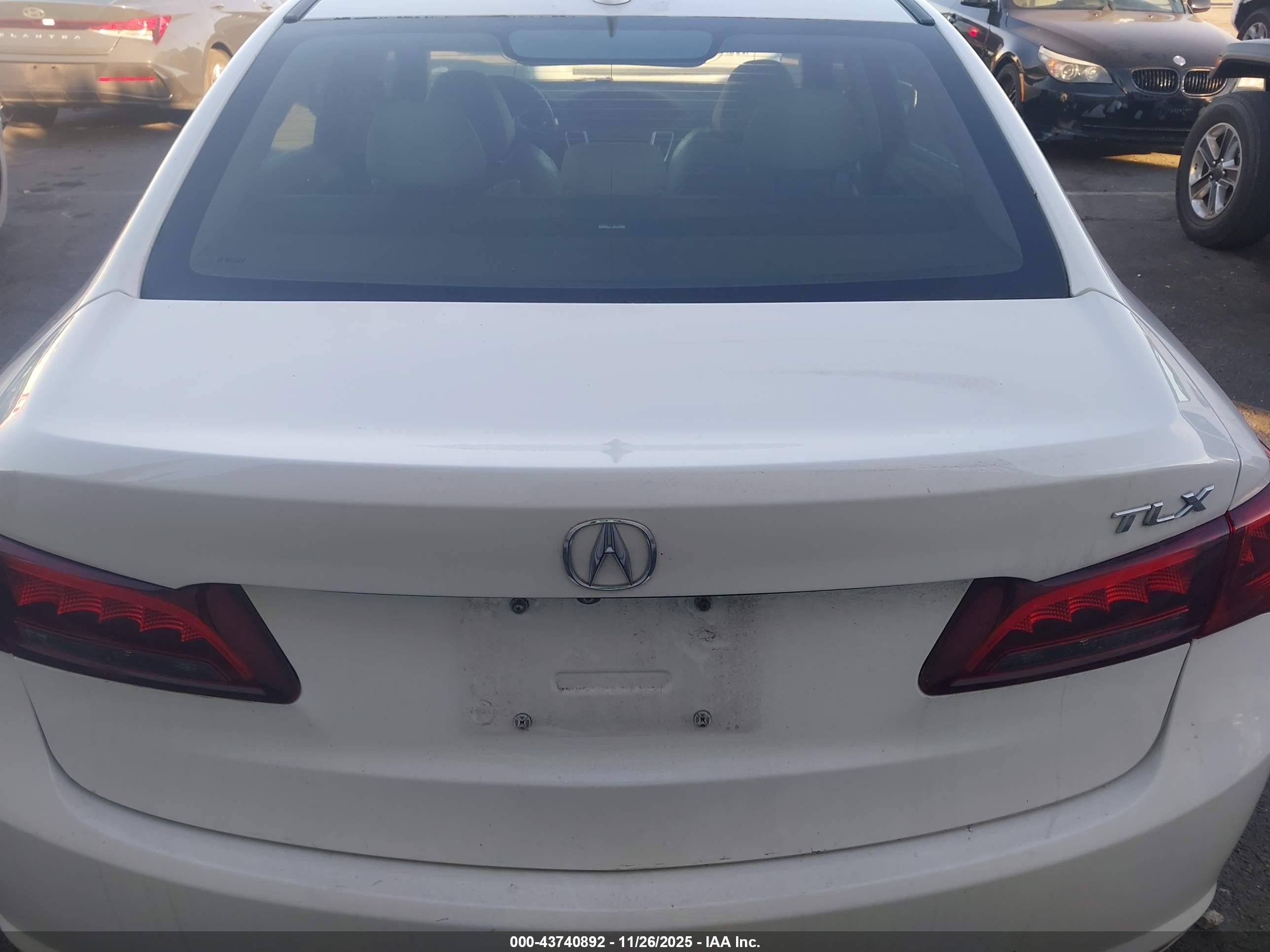 2015 Acura Tlx Tech White vin: 19UUB1F58FA010221