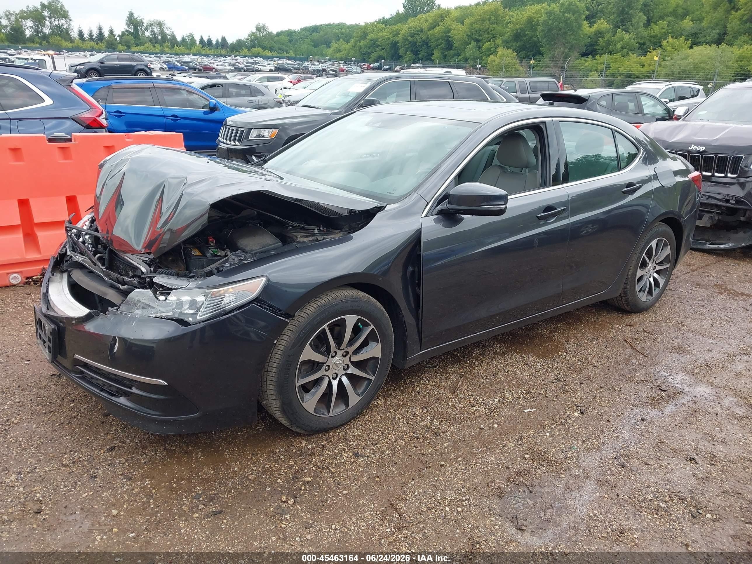 2015 Acura Tlx Tech Gray vin: 19UUB1F59FA003780