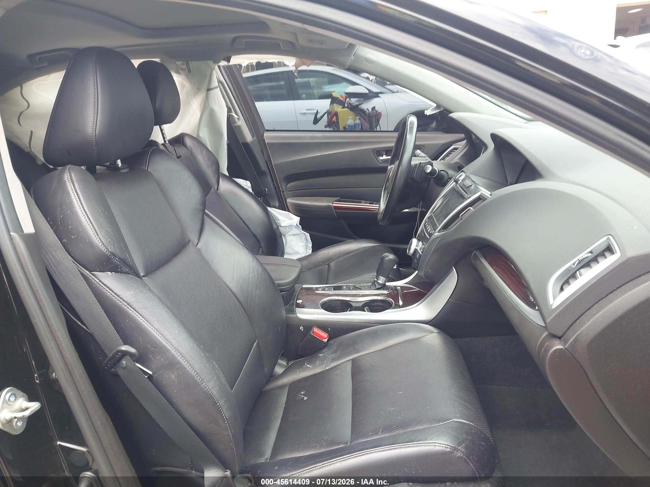 2015 Acura Tlx Tech Черный vin: 19UUB1F59FA029537