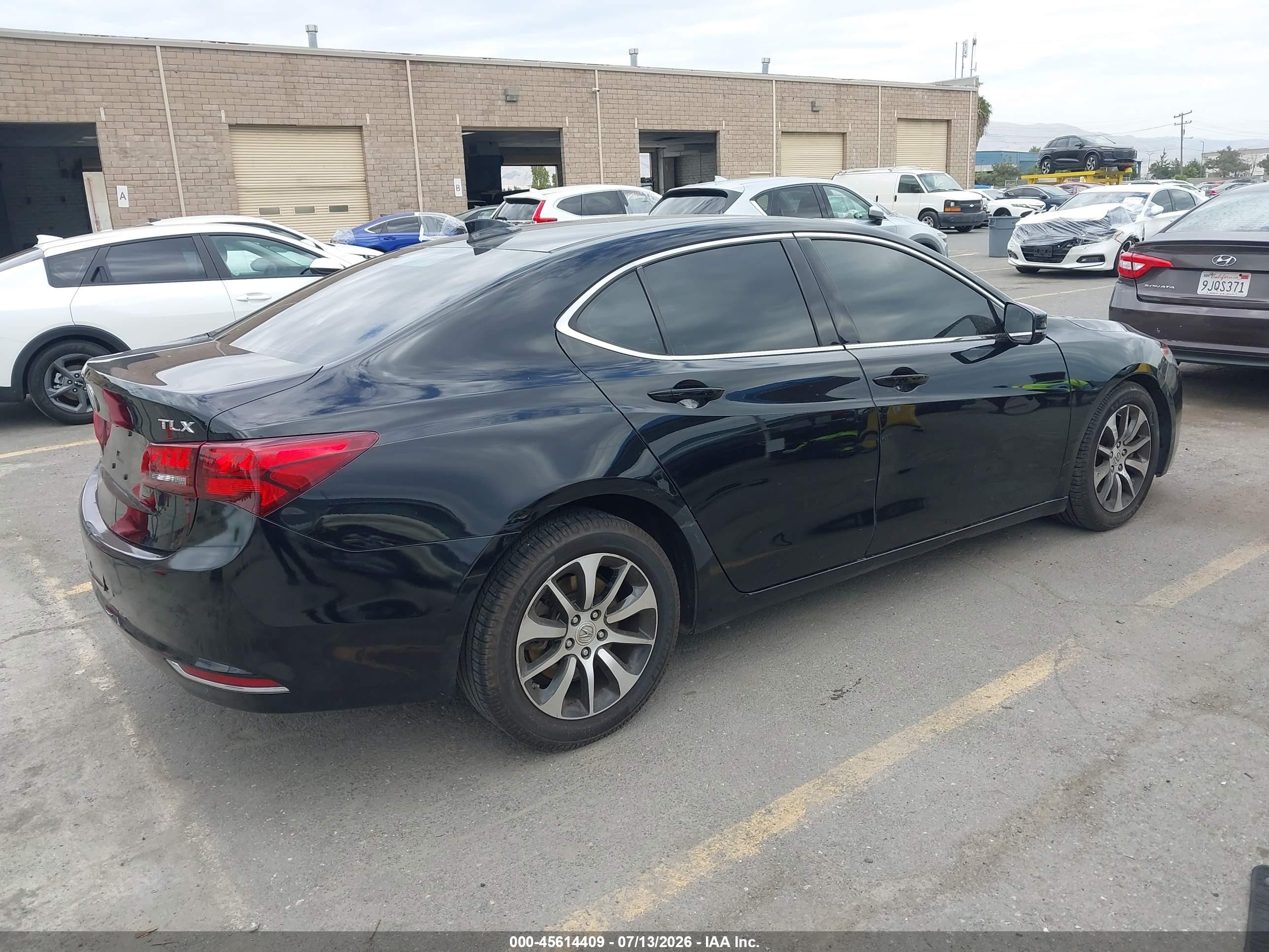 2015 Acura Tlx Tech Черный vin: 19UUB1F59FA029537