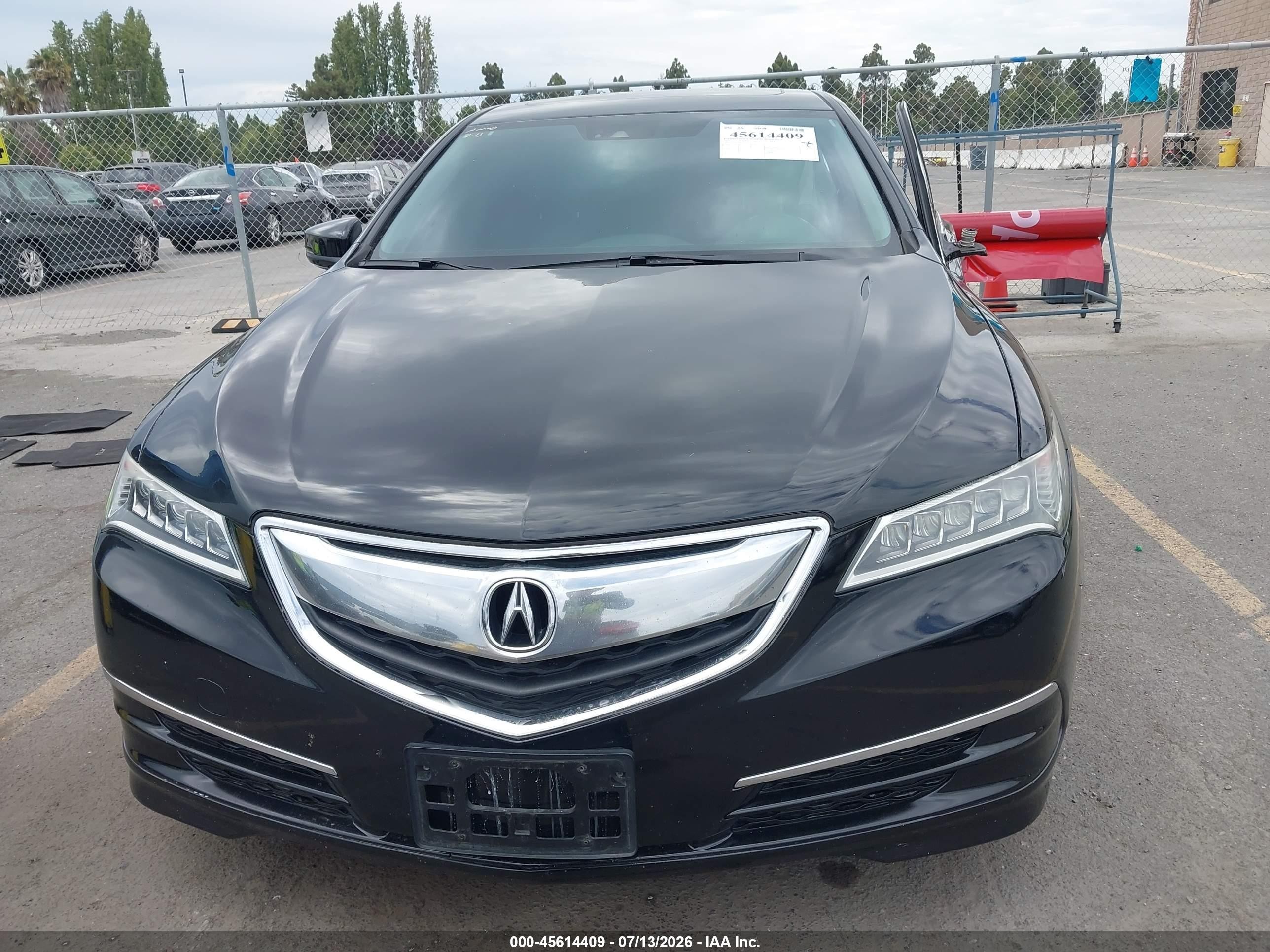 2015 Acura Tlx Tech Черный vin: 19UUB1F59FA029537