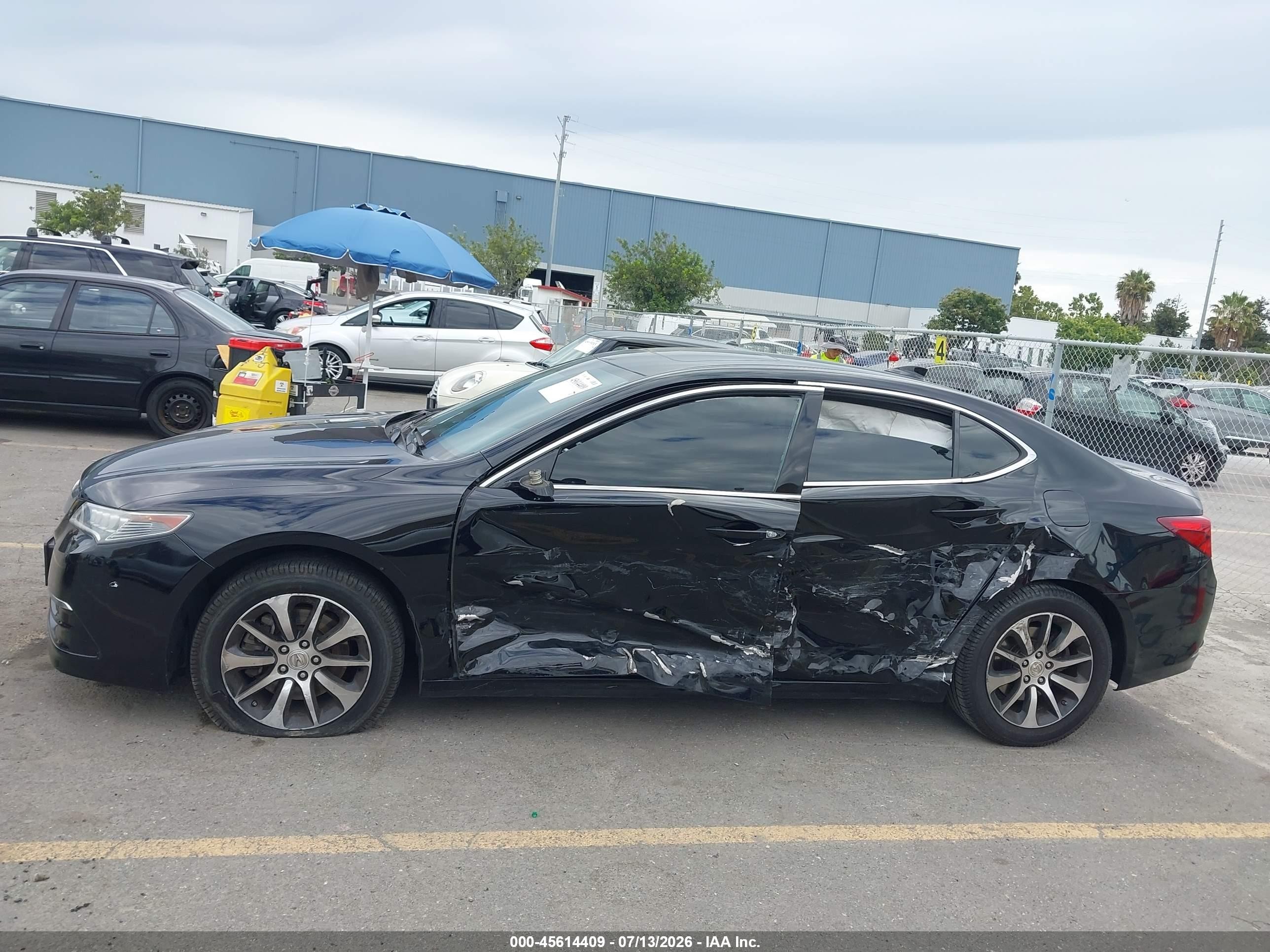 2015 Acura Tlx Tech Черный vin: 19UUB1F59FA029537