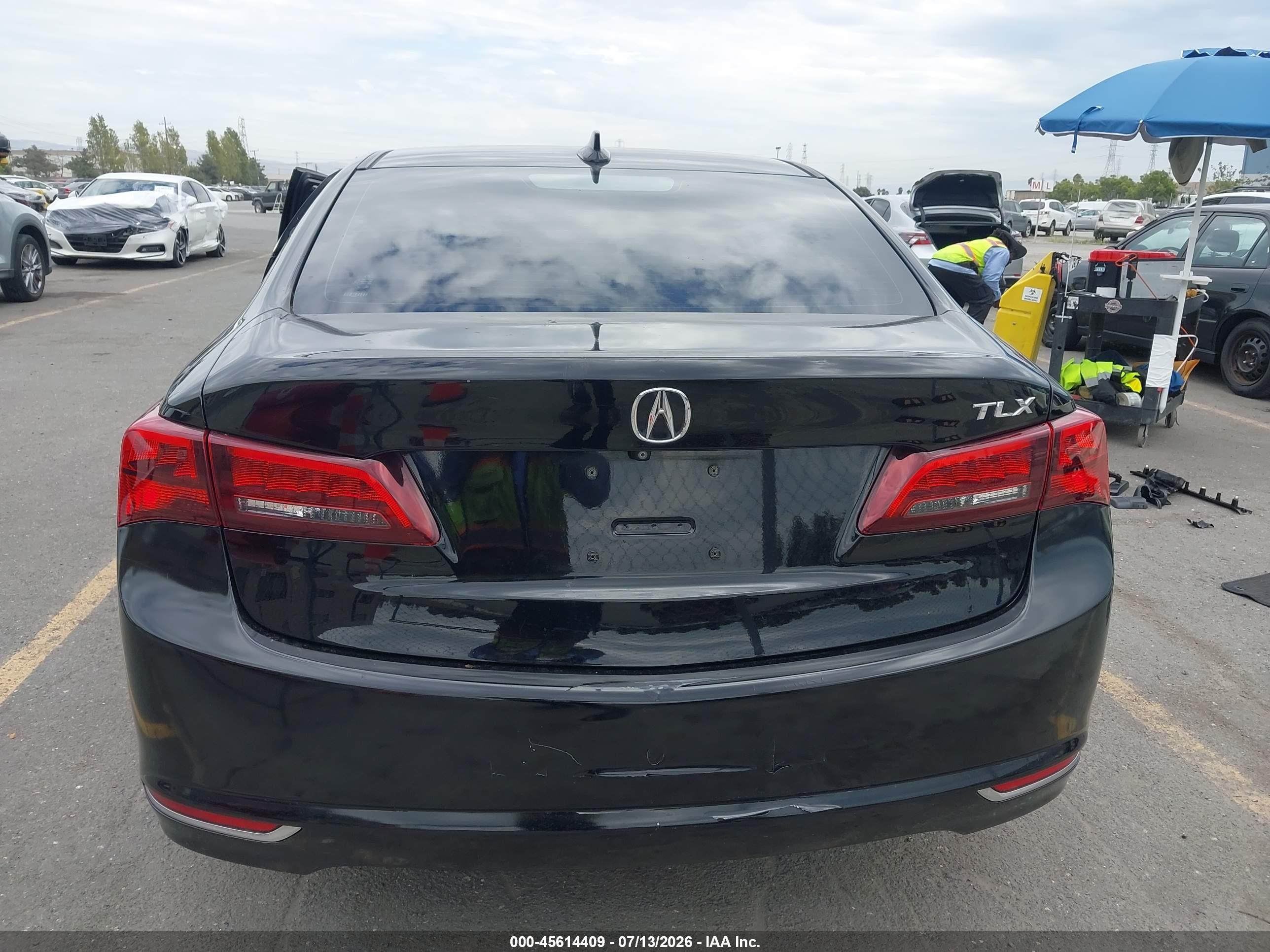 2015 Acura Tlx Tech Черный vin: 19UUB1F59FA029537