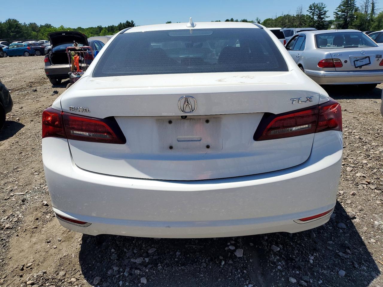 2015 Acura Tlx Tech Белый vin: 19UUB1F5XFA013265
