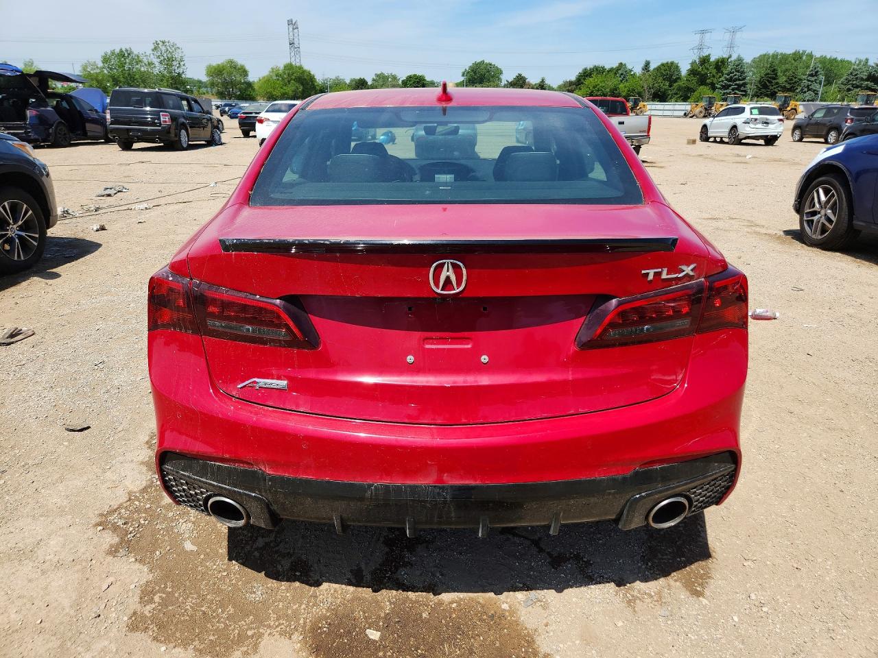 2019 Acura Tlx Technology Red vin: 19UUB1F63KA004426