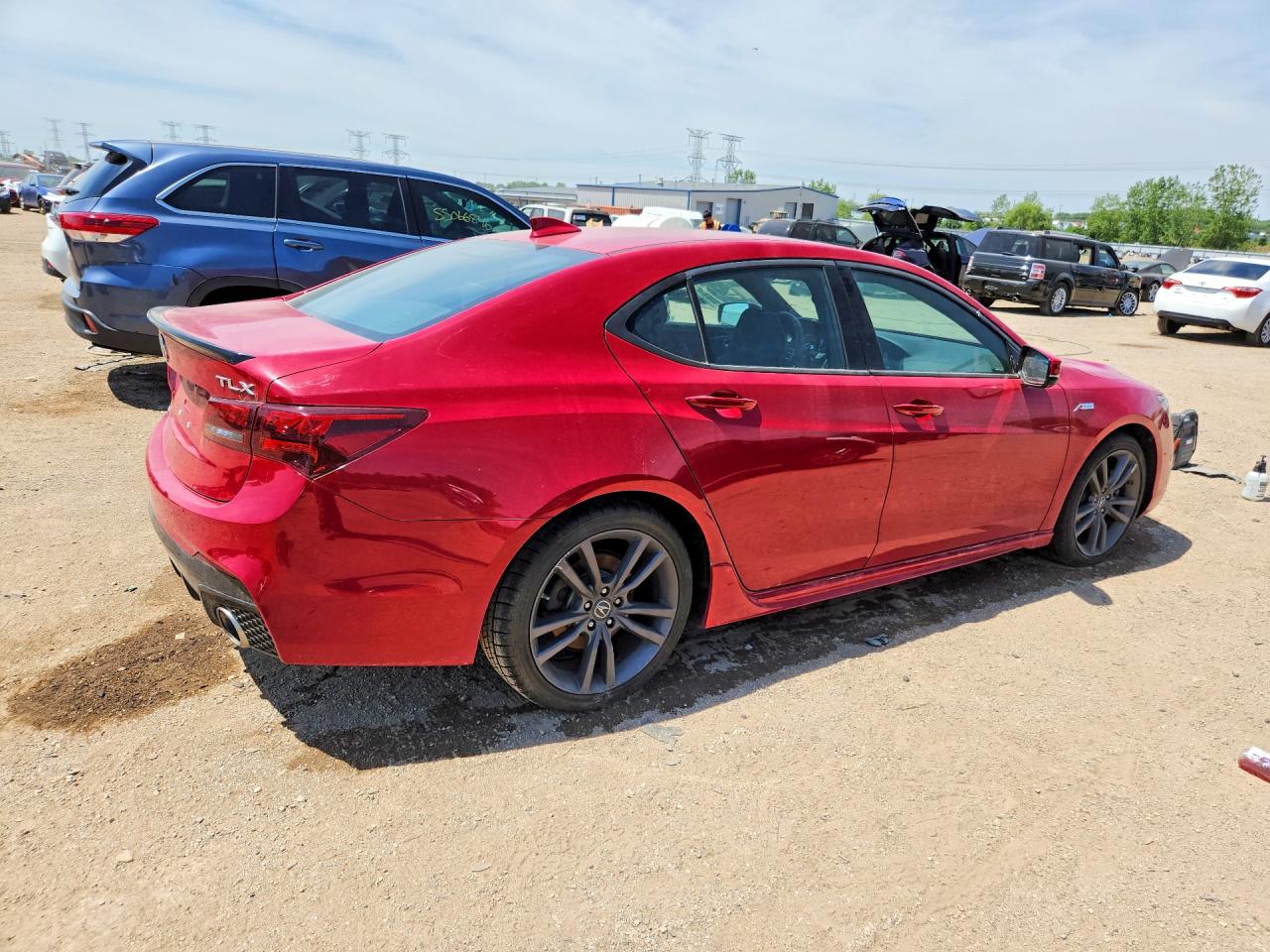 2019 Acura Tlx Technology Red vin: 19UUB1F63KA004426
