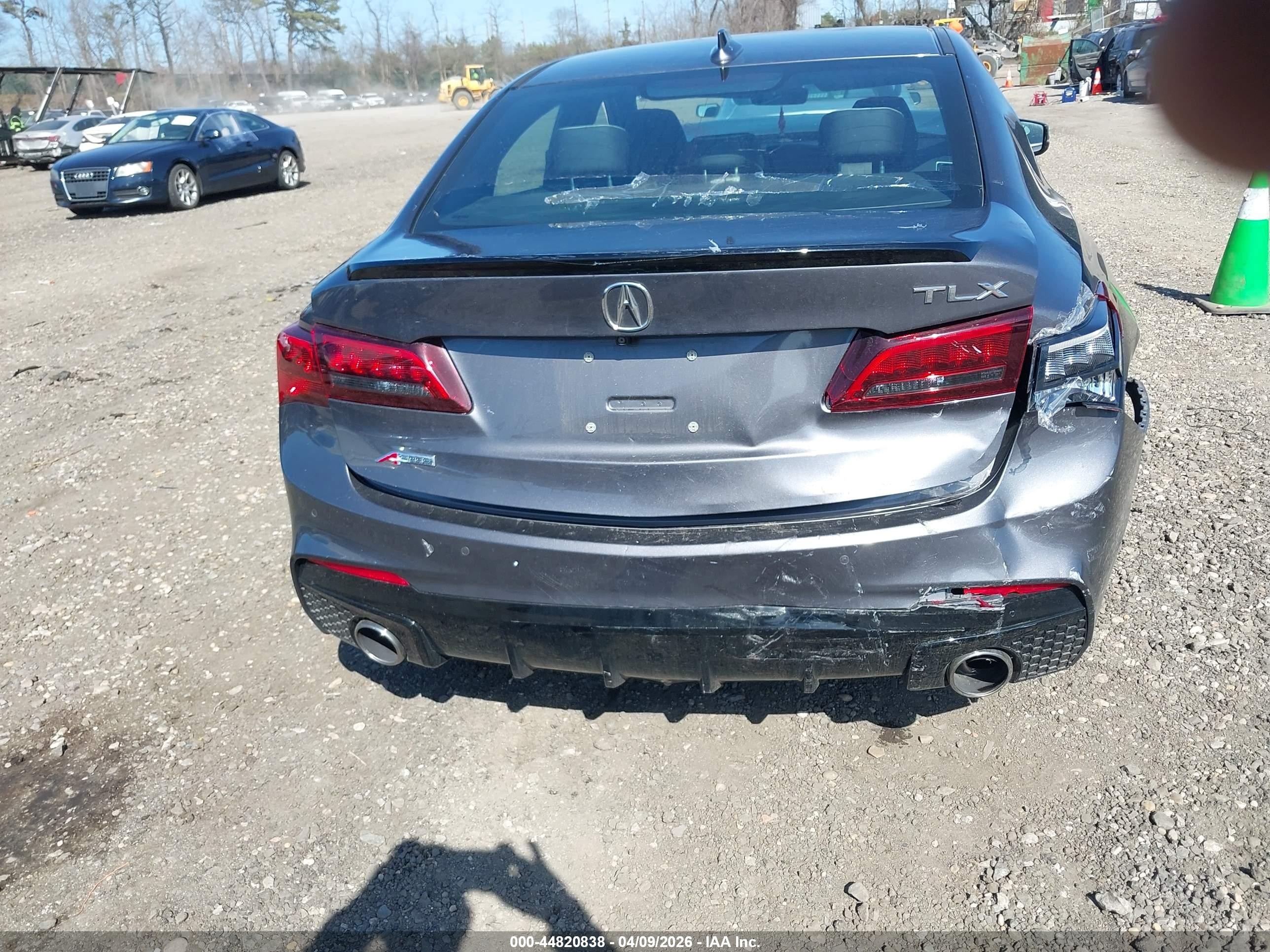 2020 Acura Tlx A-spec/a-spec W/red Leather Gray vin: 19UUB1F65LA013629