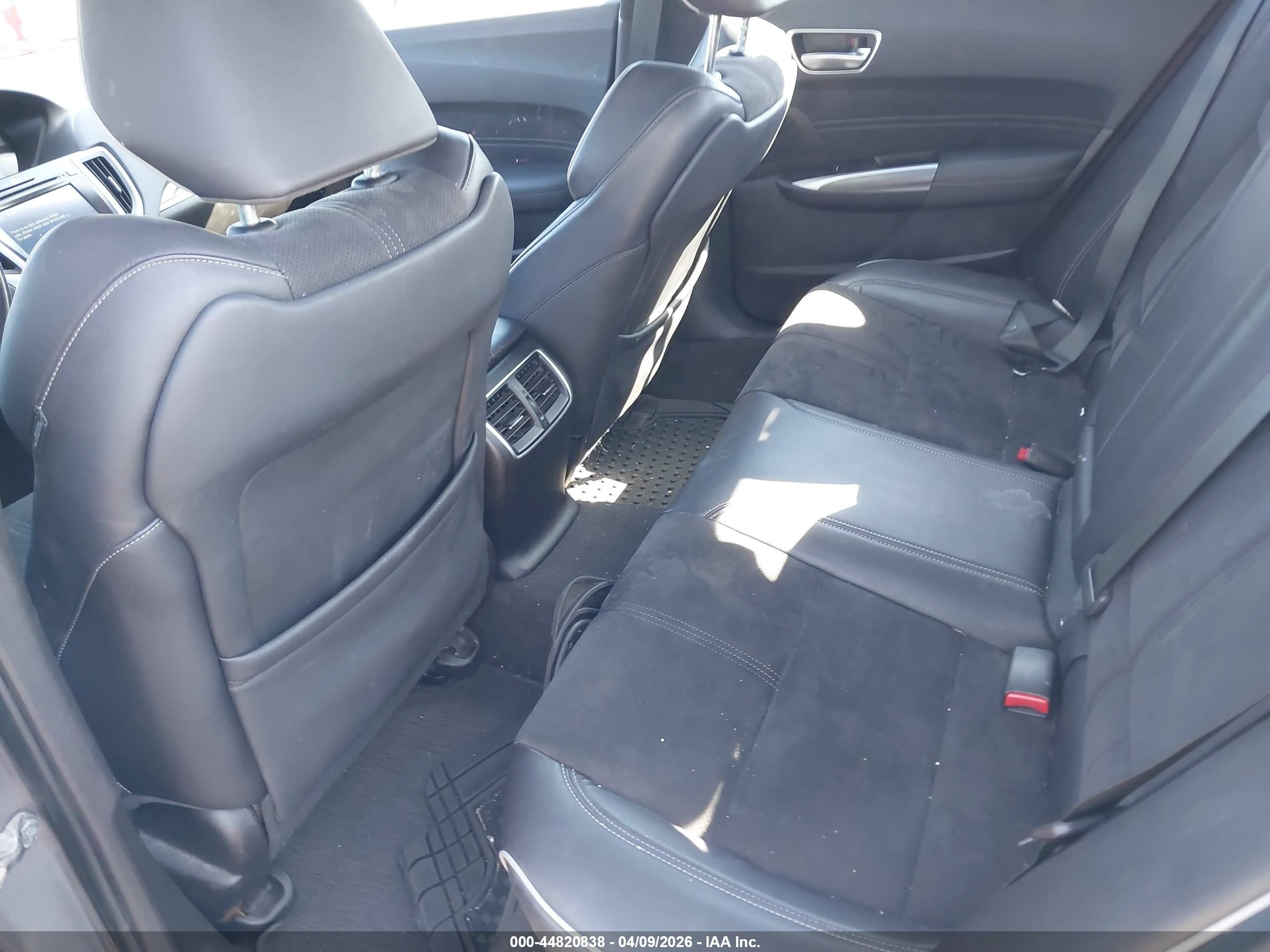 2020 Acura Tlx A-spec/a-spec W/red Leather Gray vin: 19UUB1F65LA013629