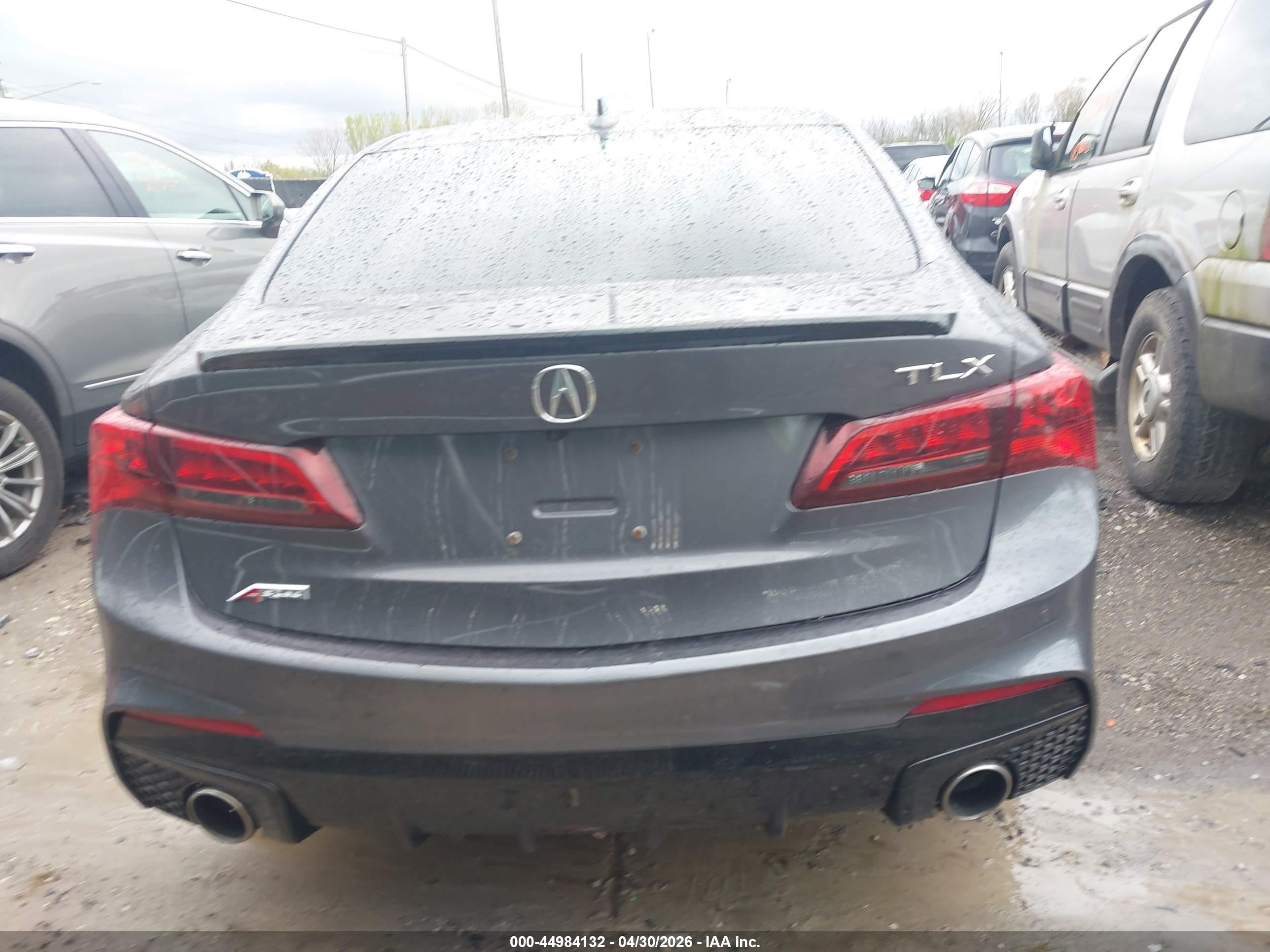 2020 Acura Tlx A-spec/a-spec W/red Leather Серый vin: 19UUB1F69LA008191