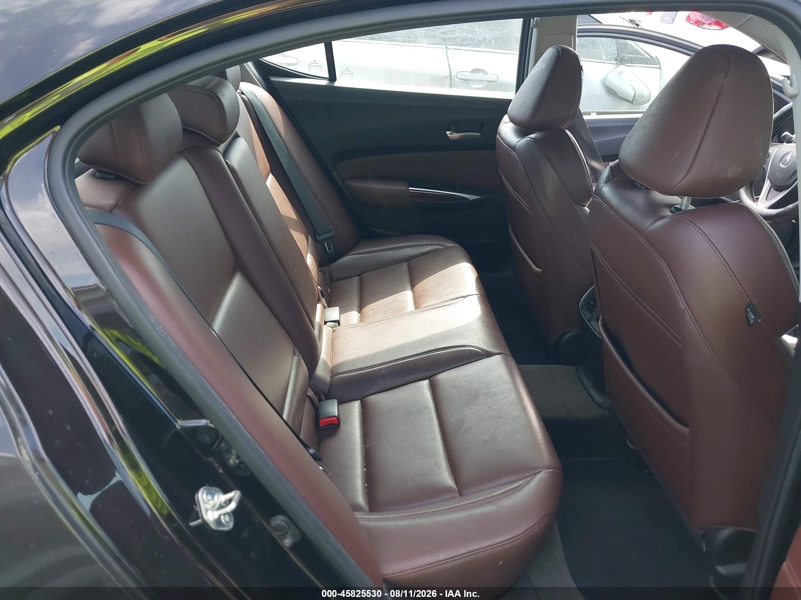 2015 Acura Tlx V6 Black vin: 19UUB2F30FA009746