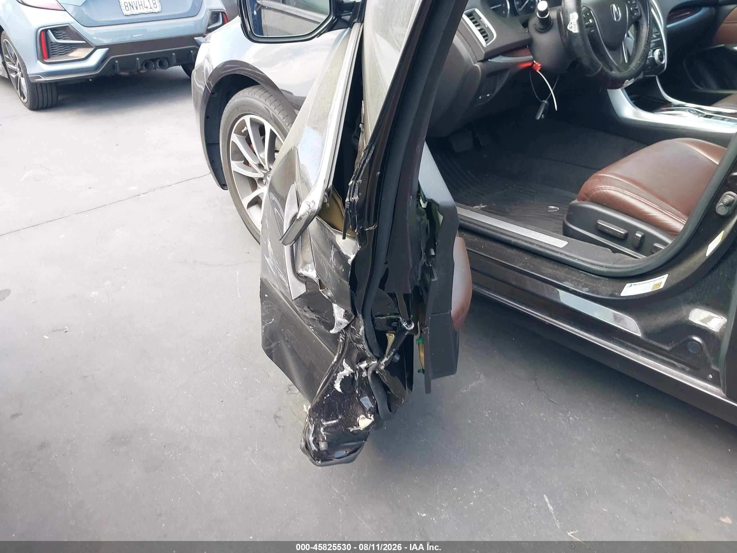2015 Acura Tlx V6 Black vin: 19UUB2F30FA009746