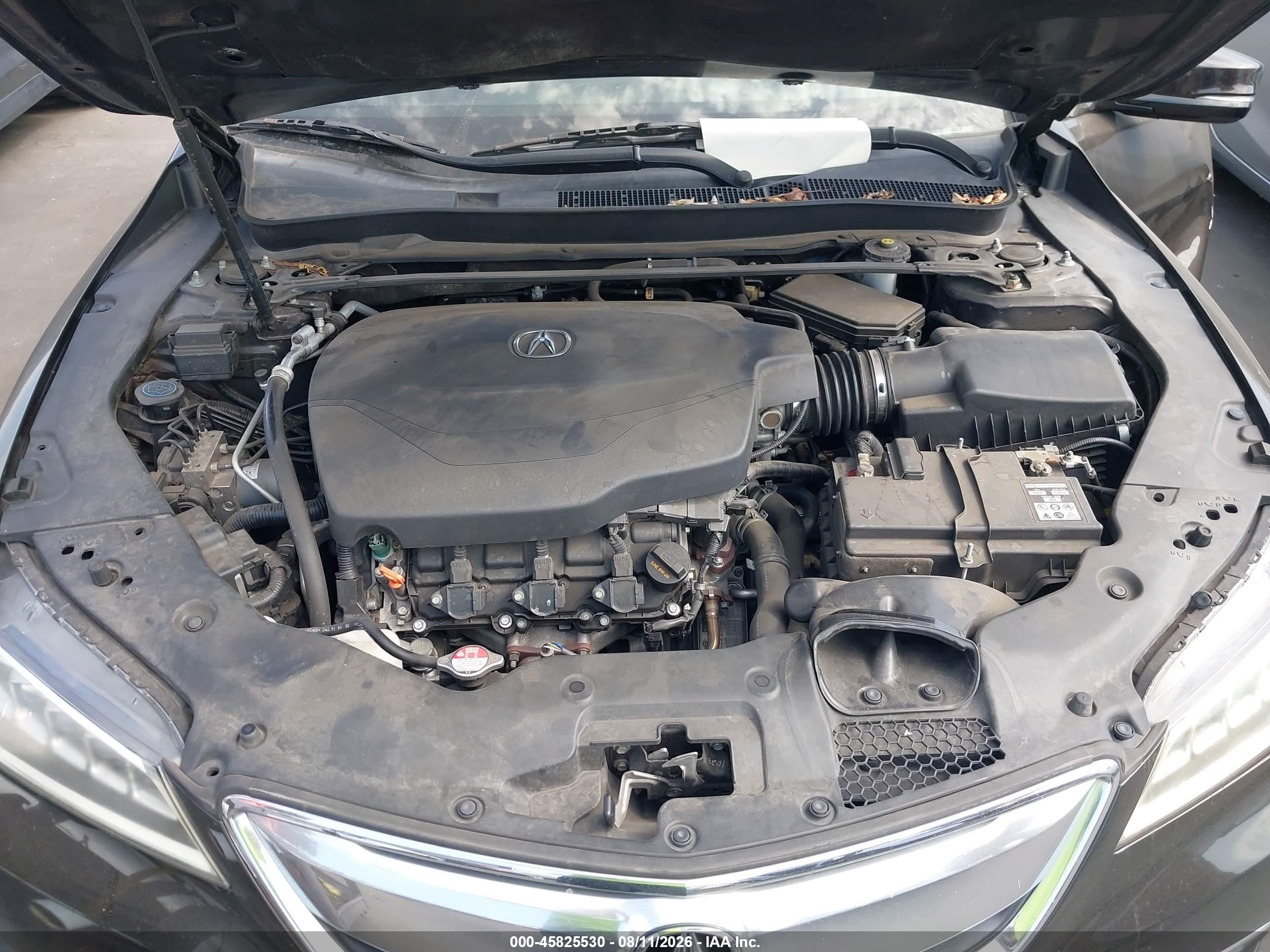 2015 Acura Tlx V6 Black vin: 19UUB2F30FA009746
