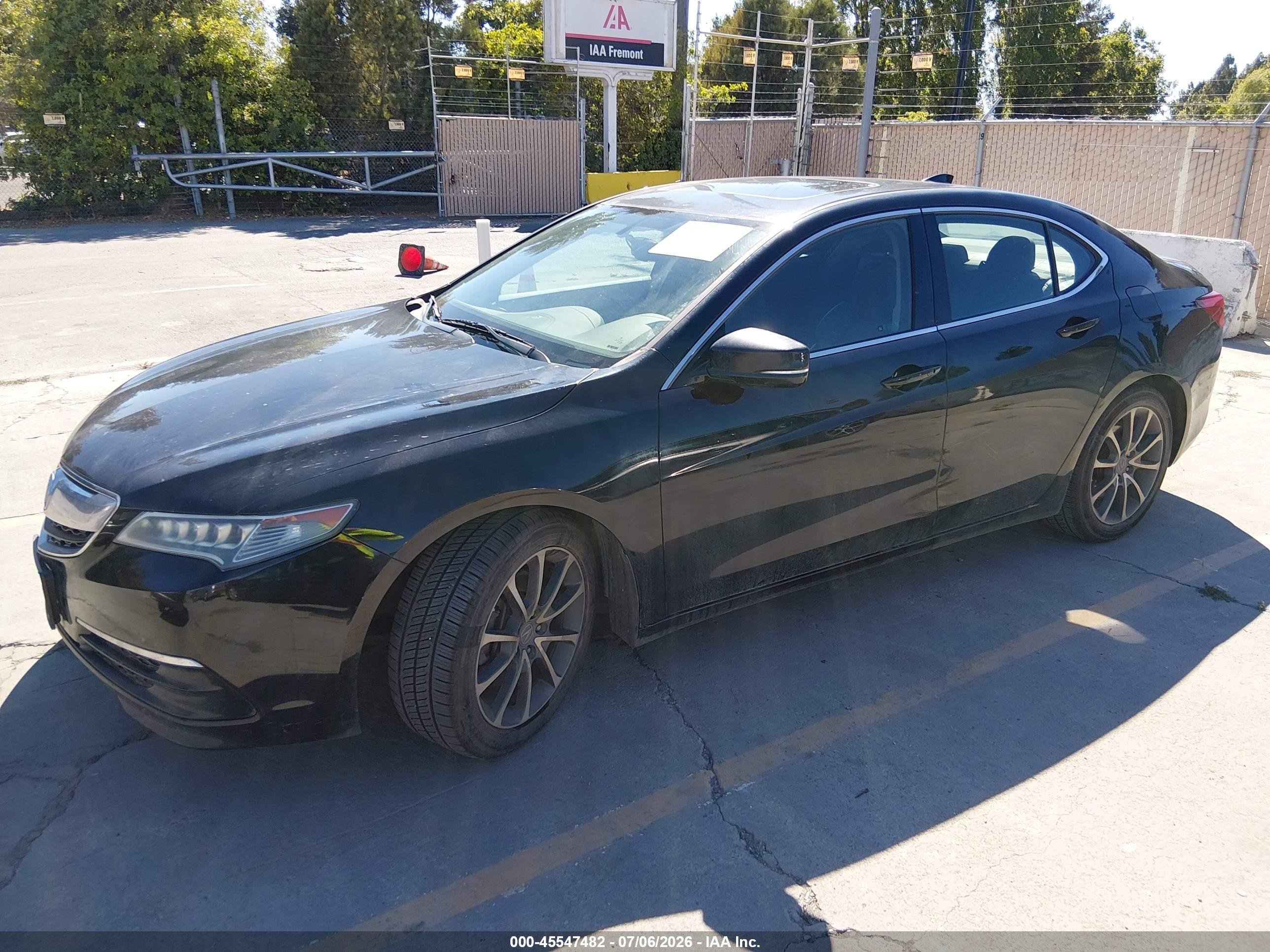 2015 Acura Tlx V6 Черный vin: 19UUB2F30FA024568