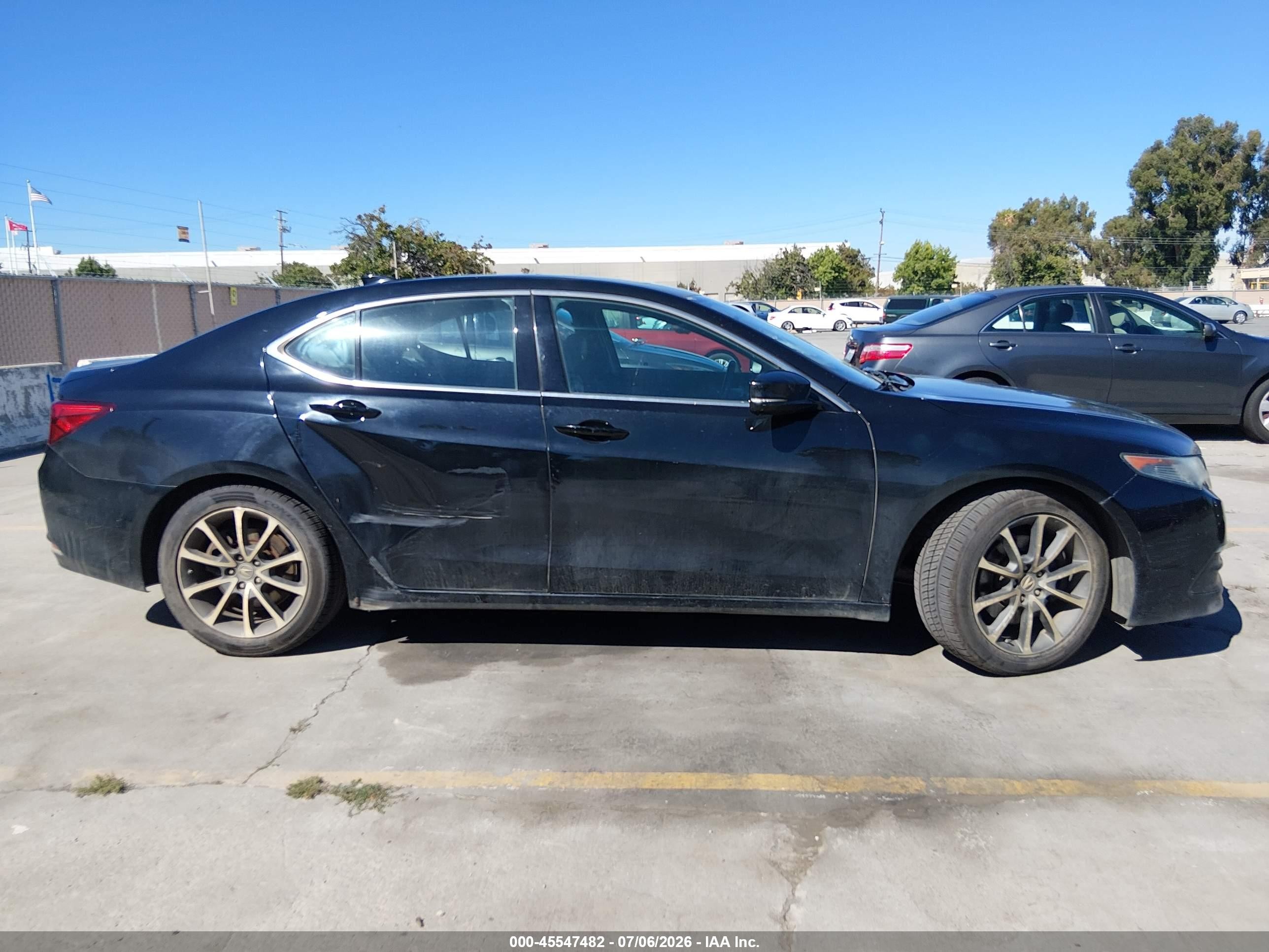 2015 Acura Tlx V6 Черный vin: 19UUB2F30FA024568