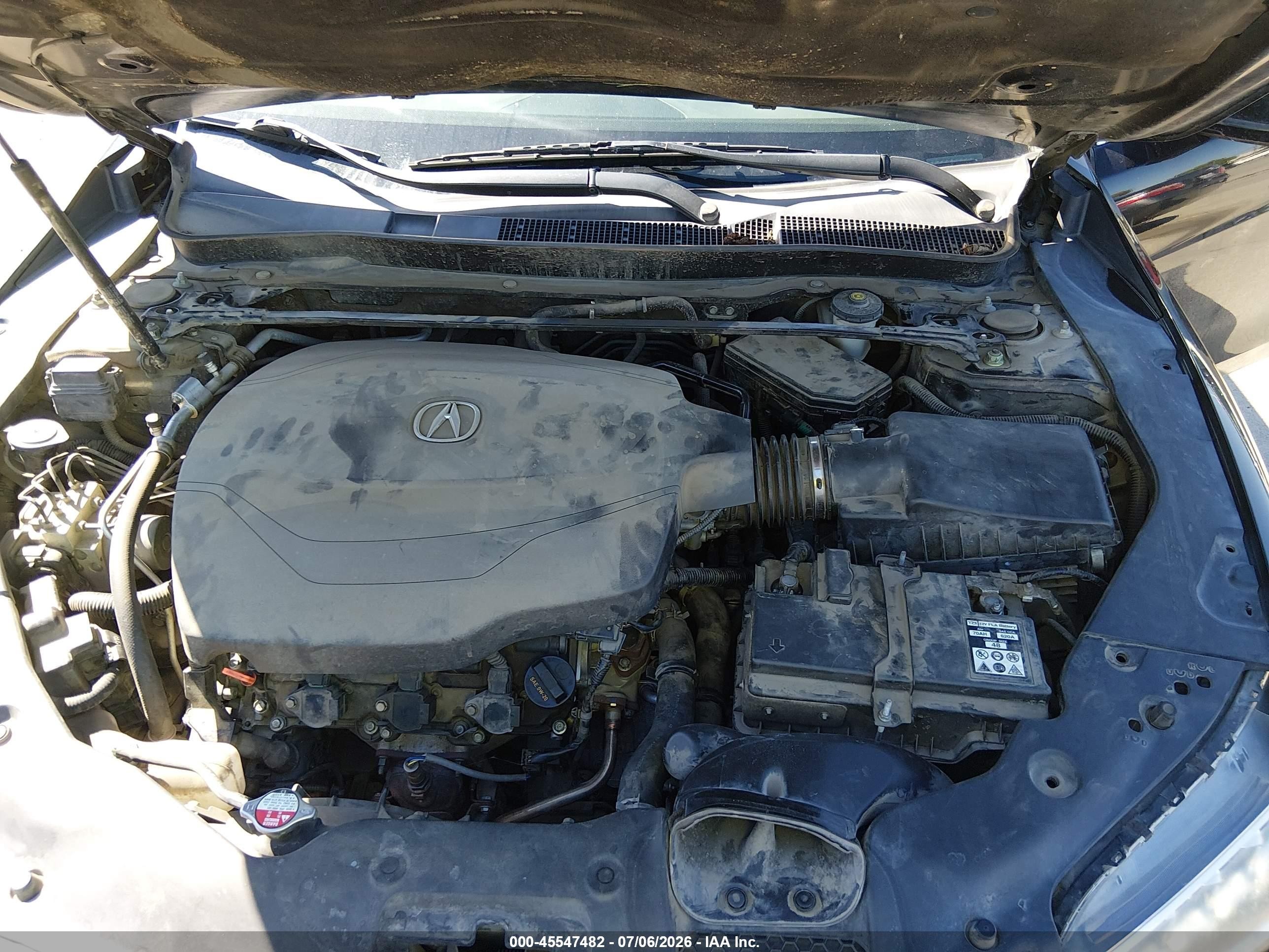2015 Acura Tlx V6 Черный vin: 19UUB2F30FA024568