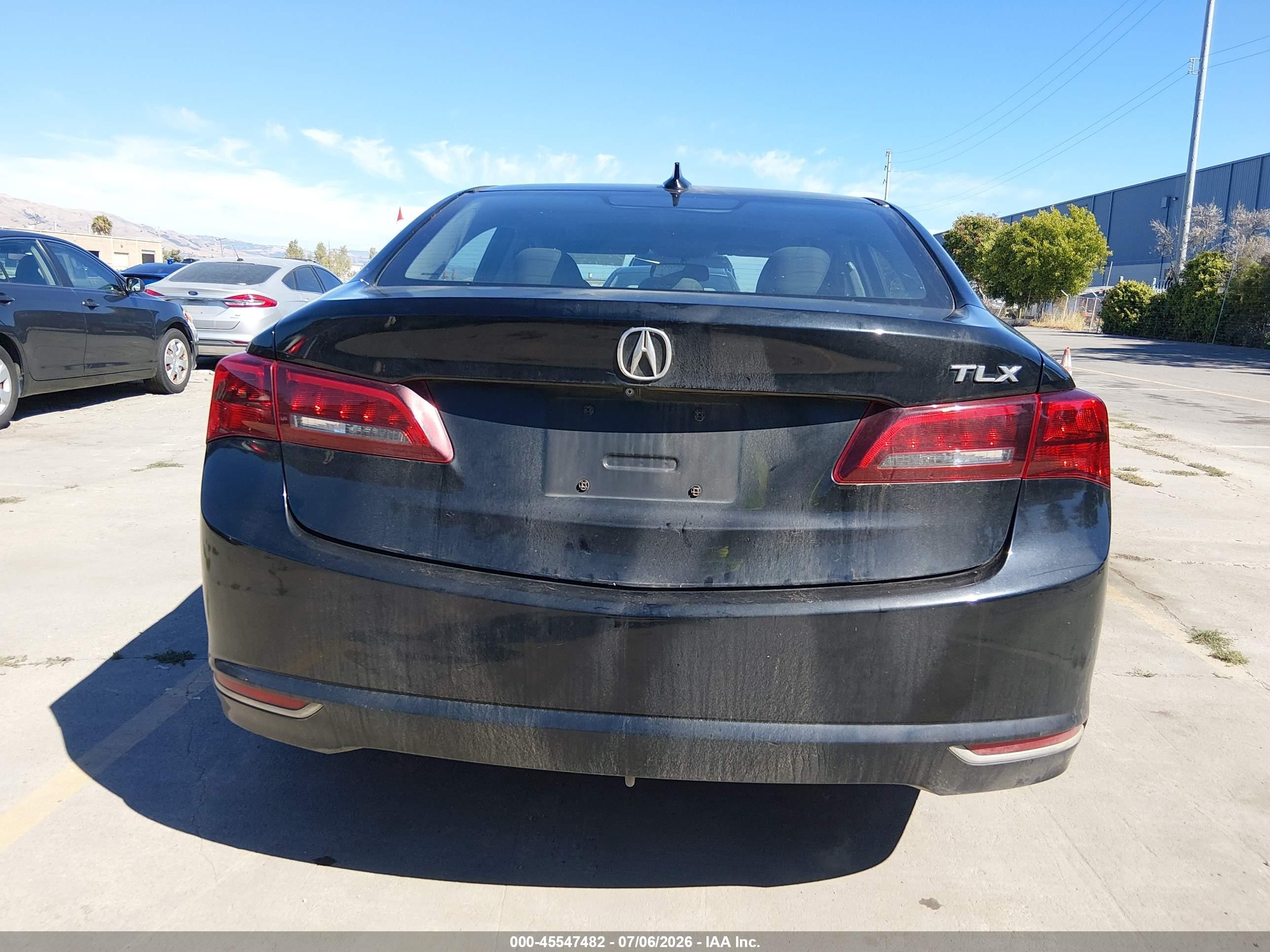 2015 Acura Tlx V6 Черный vin: 19UUB2F30FA024568