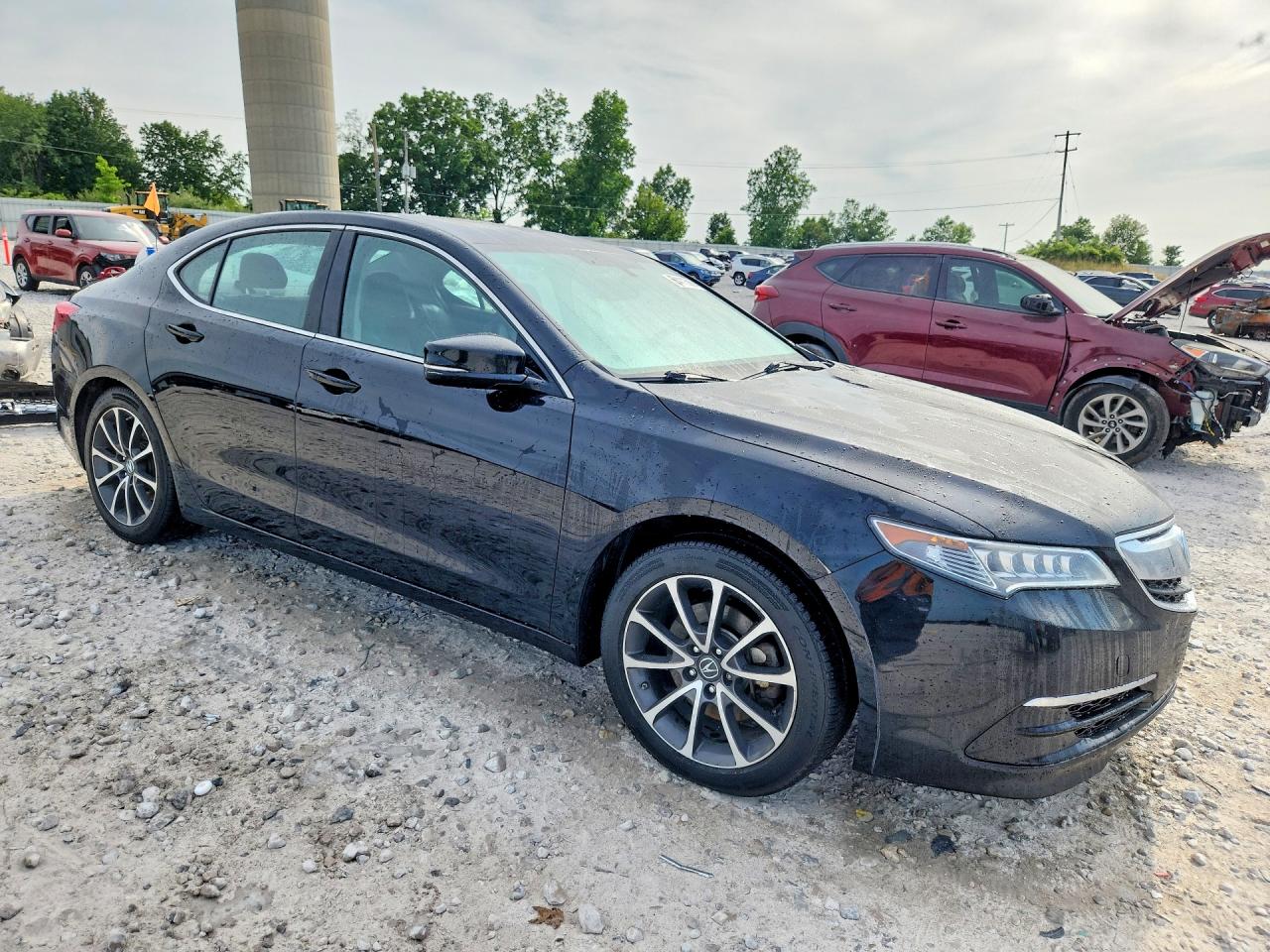 2015 Acura Tlx Черный vin: 19UUB2F31FA001199