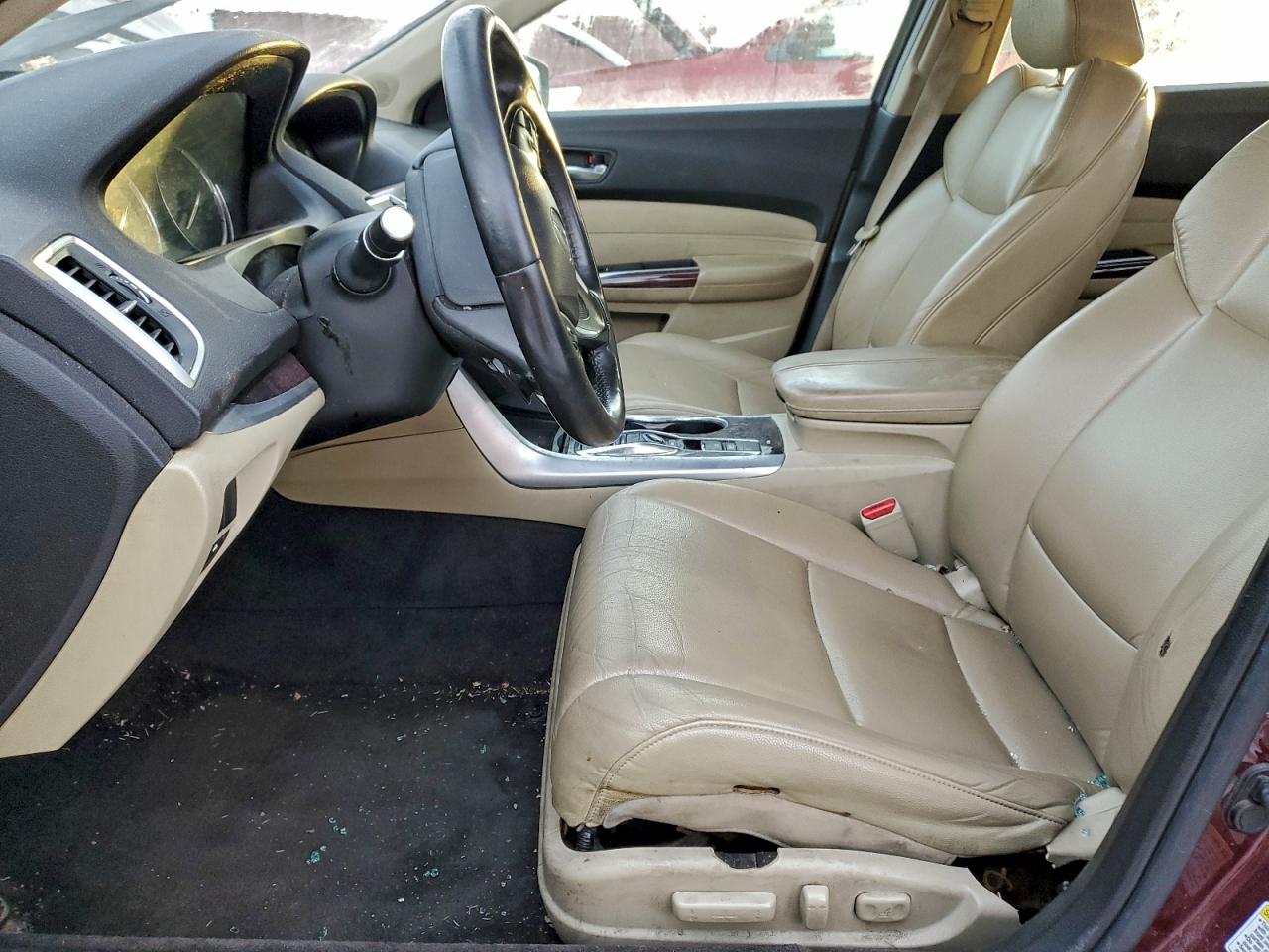 2015 Acura Tlx Burgundy vin: 19UUB2F31FA017080