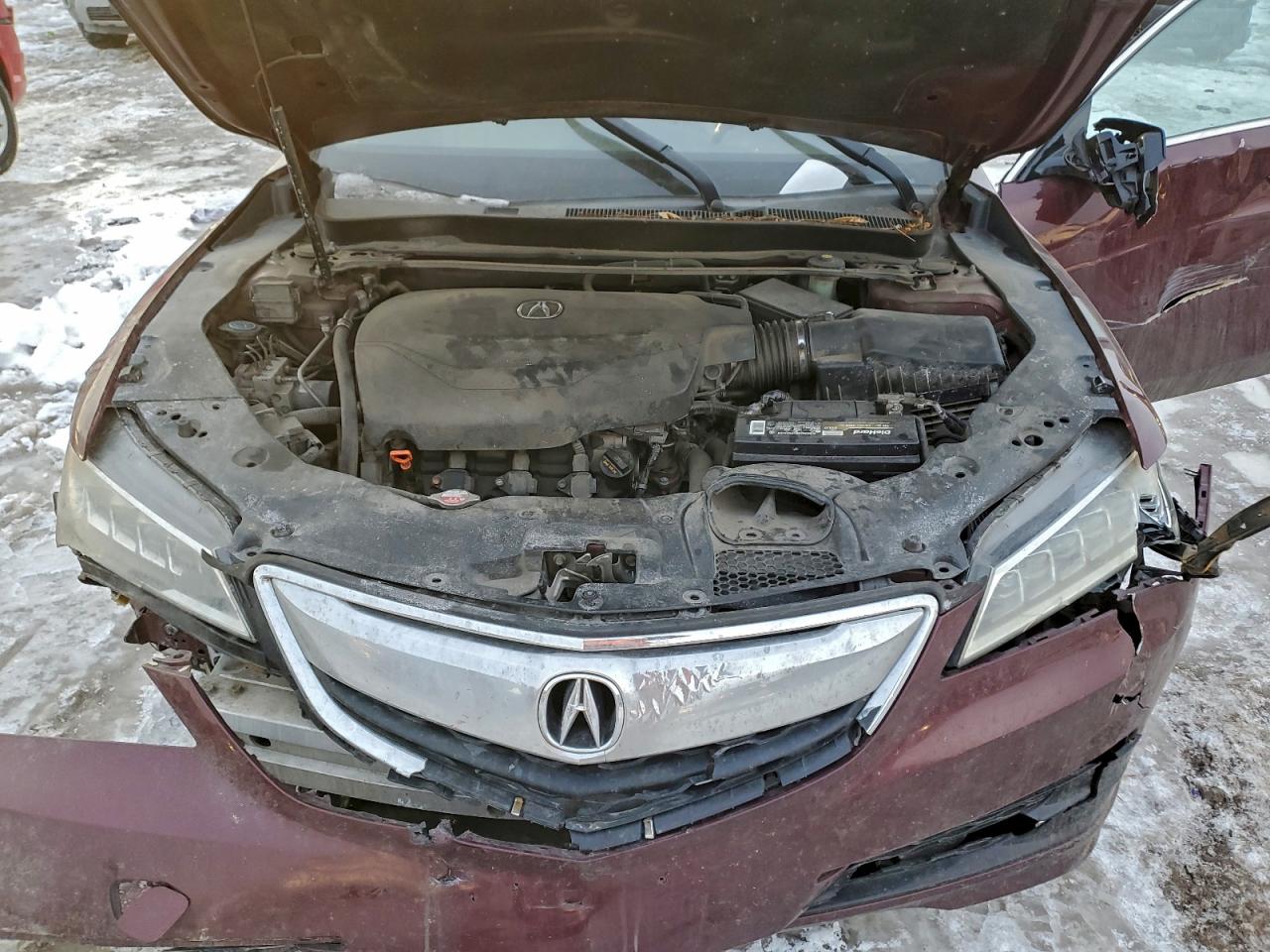 2015 Acura Tlx Burgundy vin: 19UUB2F31FA017080