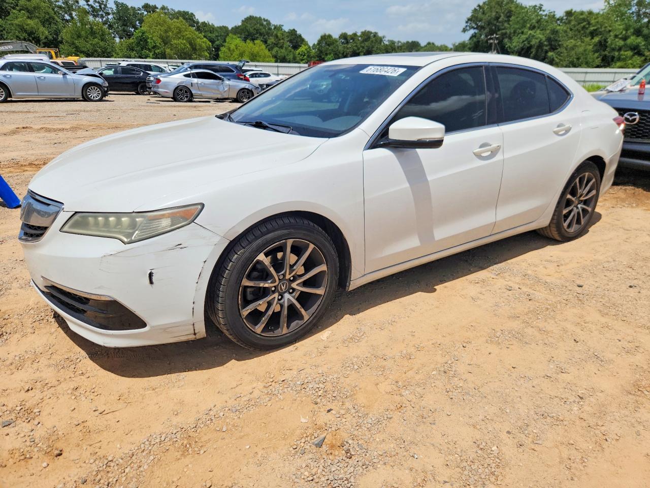 2015 Acura Tlx White vin: 19UUB2F31FA026068