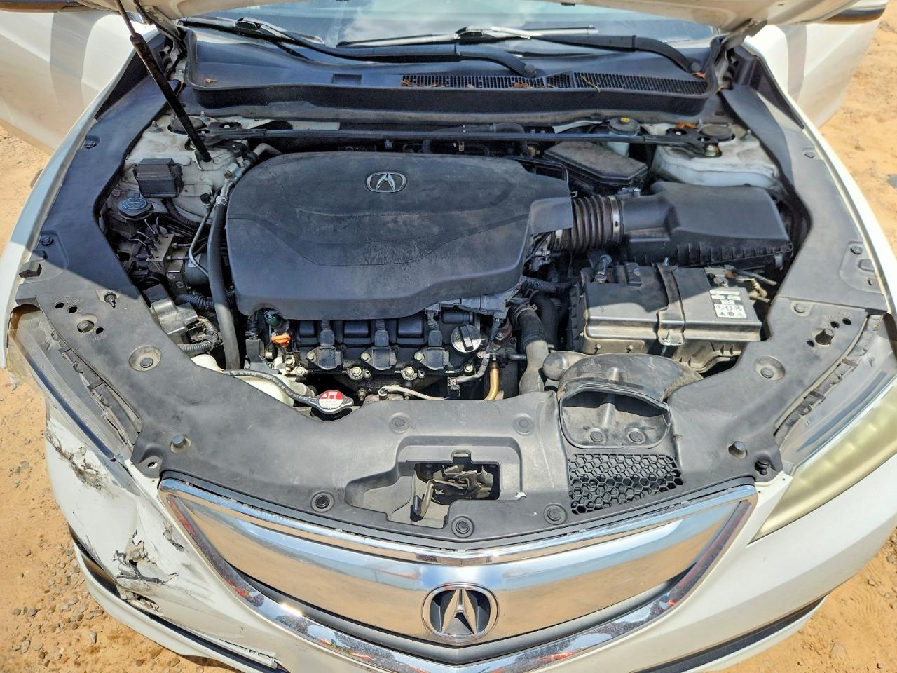 2015 Acura Tlx White vin: 19UUB2F31FA026068