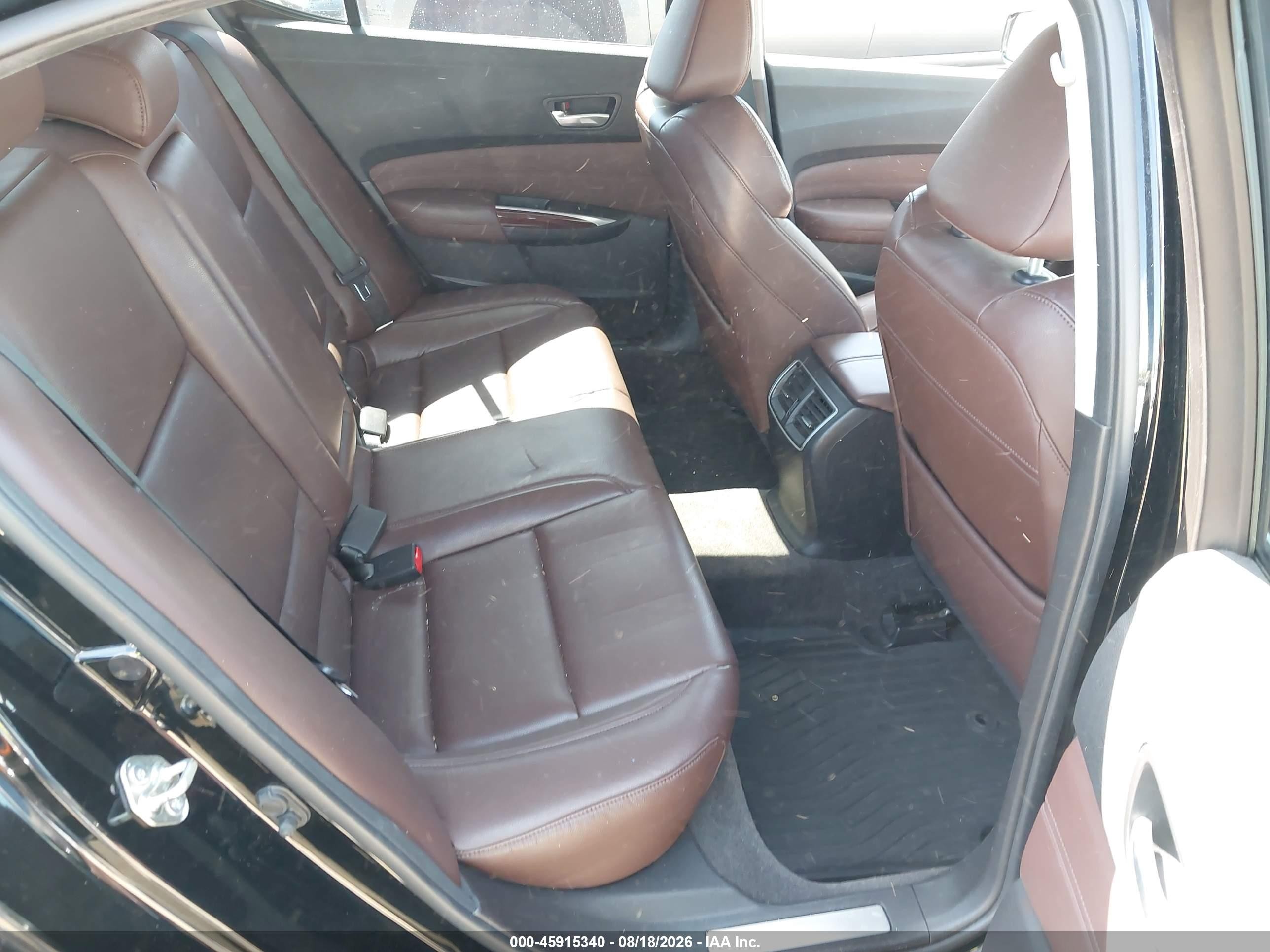 2015 Acura Tlx V6 Black vin: 19UUB2F32FA011191
