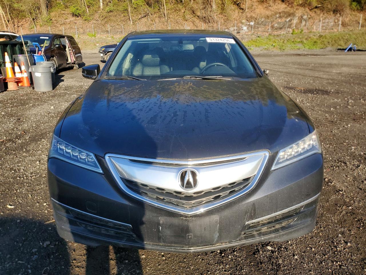 2015 Acura Tlx Gray vin: 19UUB2F32FA016293