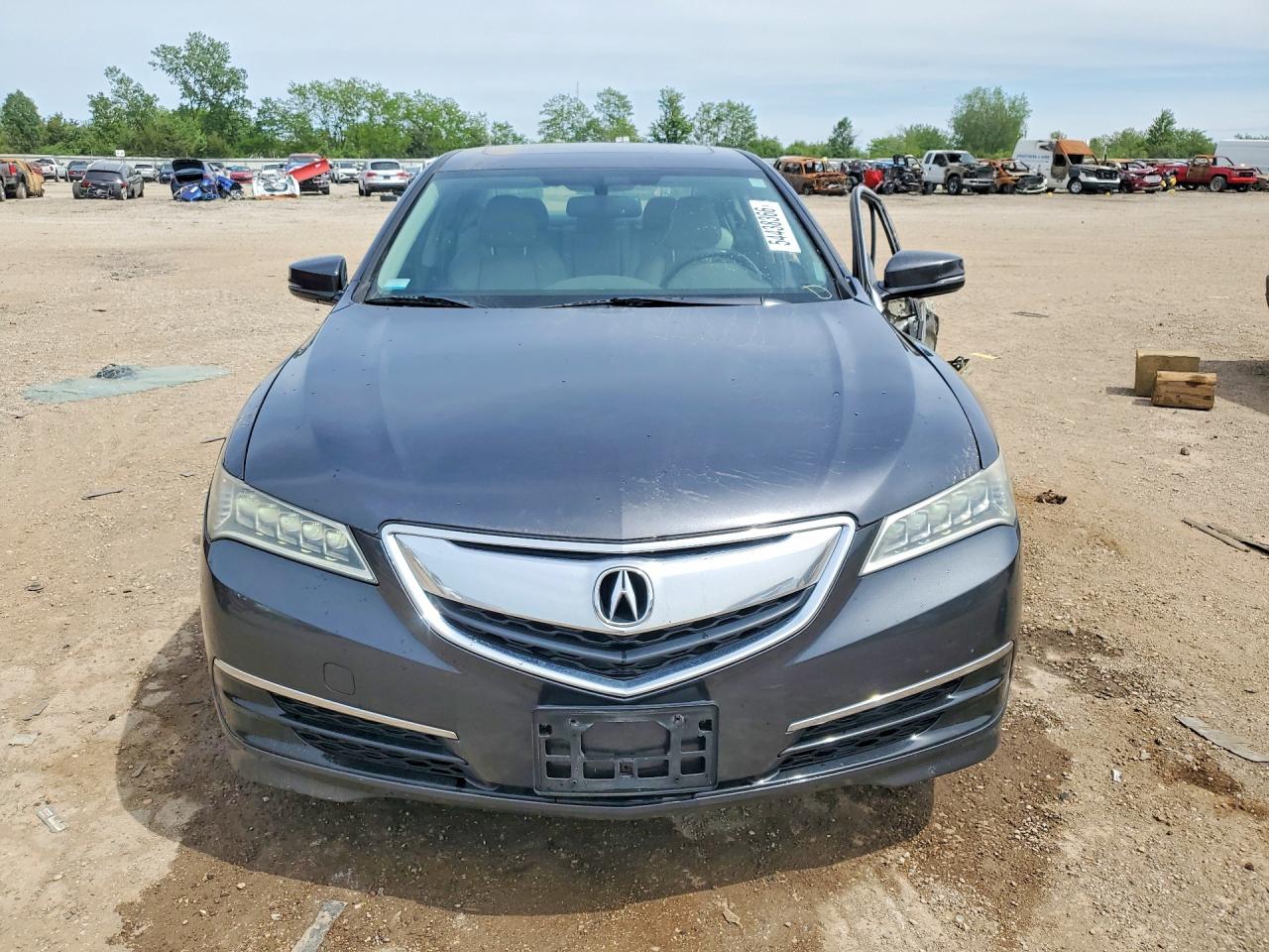 2015 Acura Tlx Gray vin: 19UUB2F32FA024863