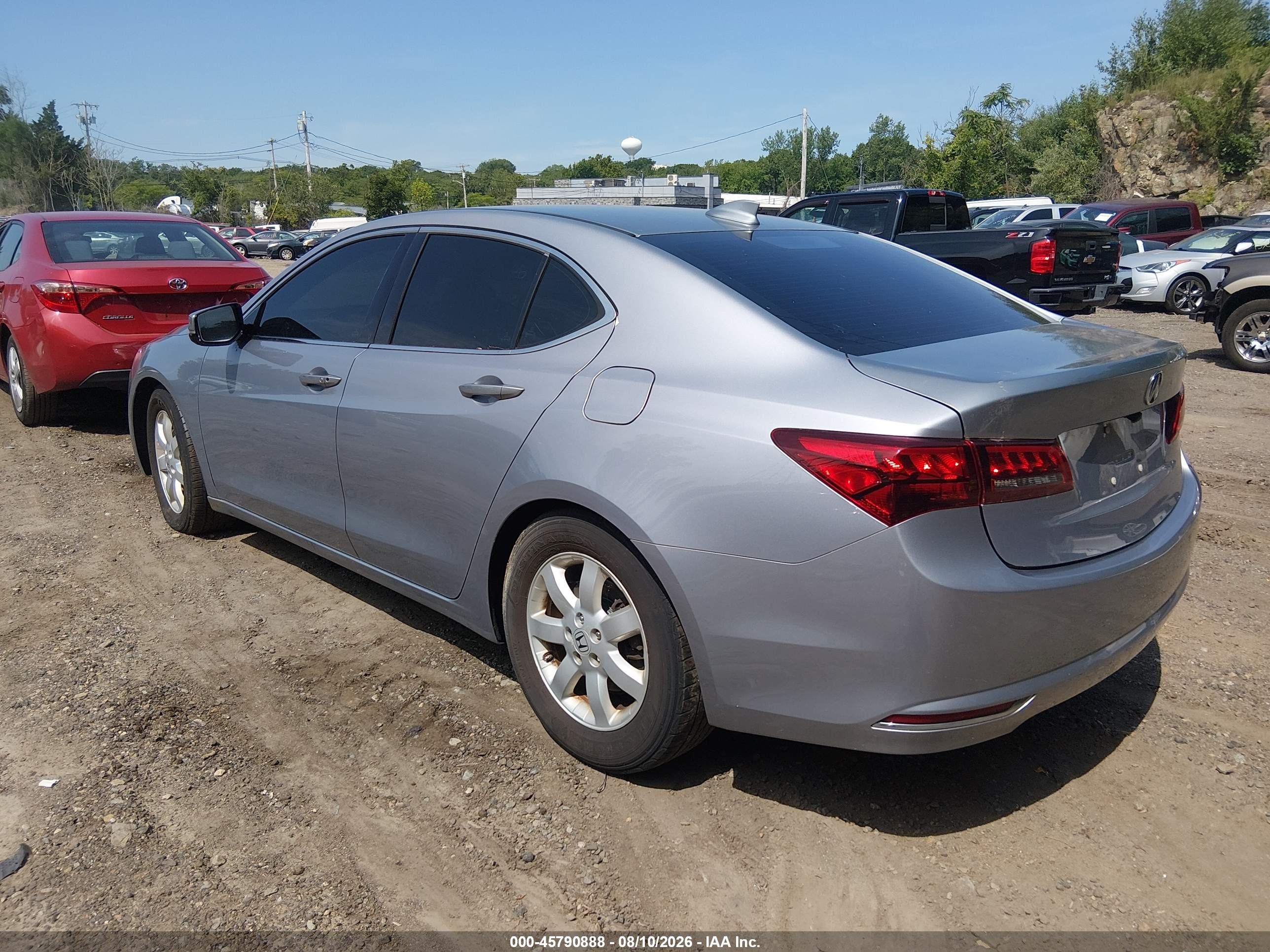 2015 Acura Tlx V6 Серебряный vin: 19UUB2F33FA010115