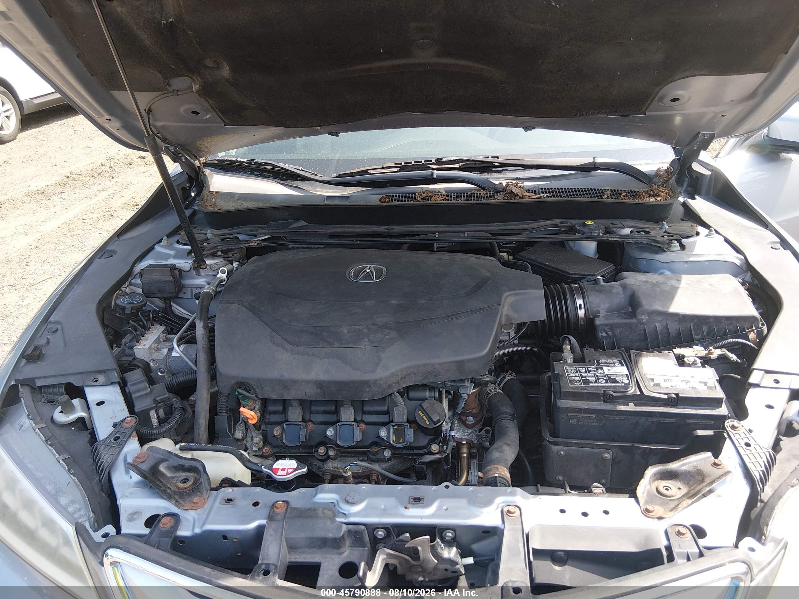 2015 Acura Tlx V6 Серебряный vin: 19UUB2F33FA010115