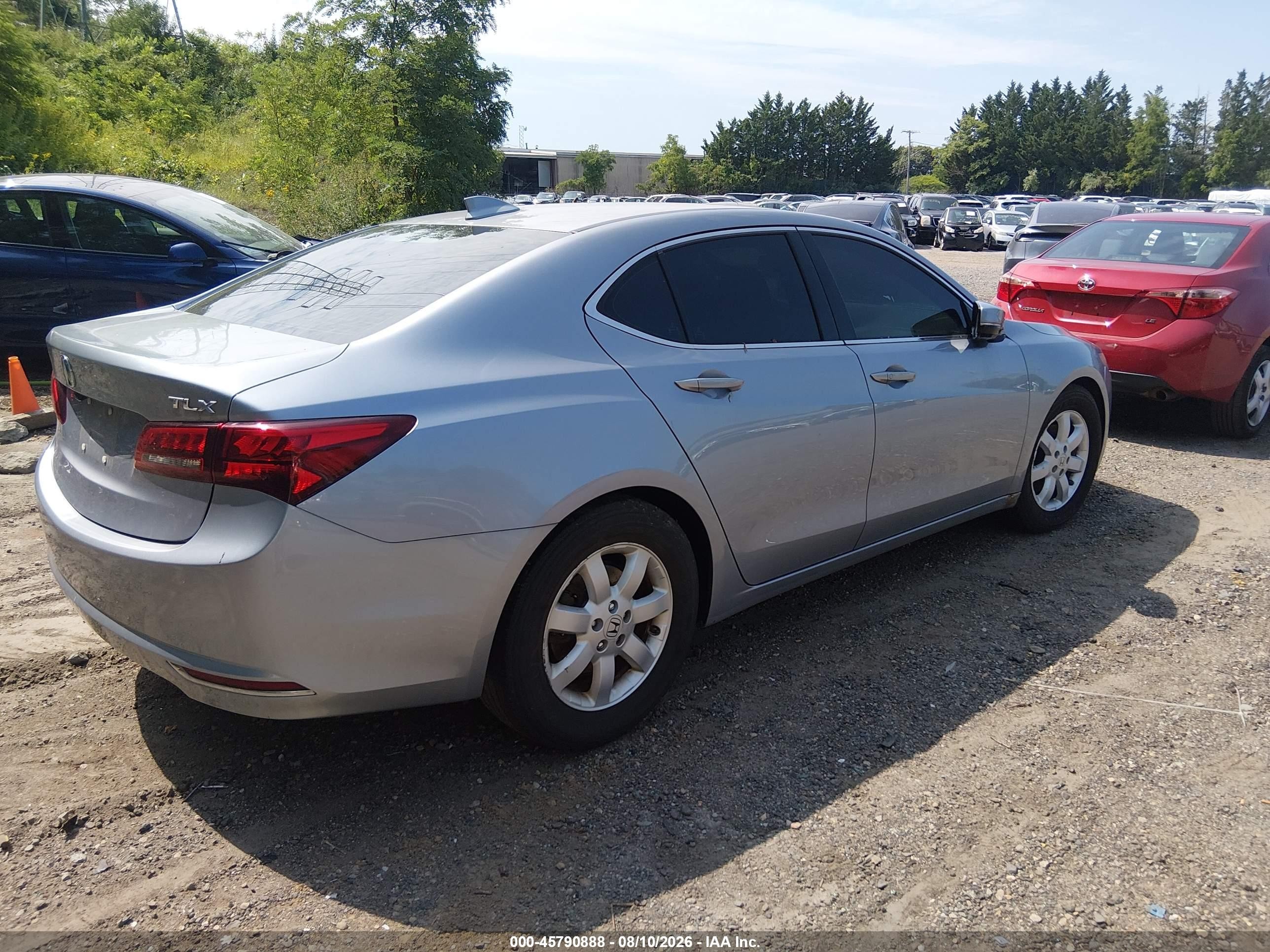 2015 Acura Tlx V6 Серебряный vin: 19UUB2F33FA010115