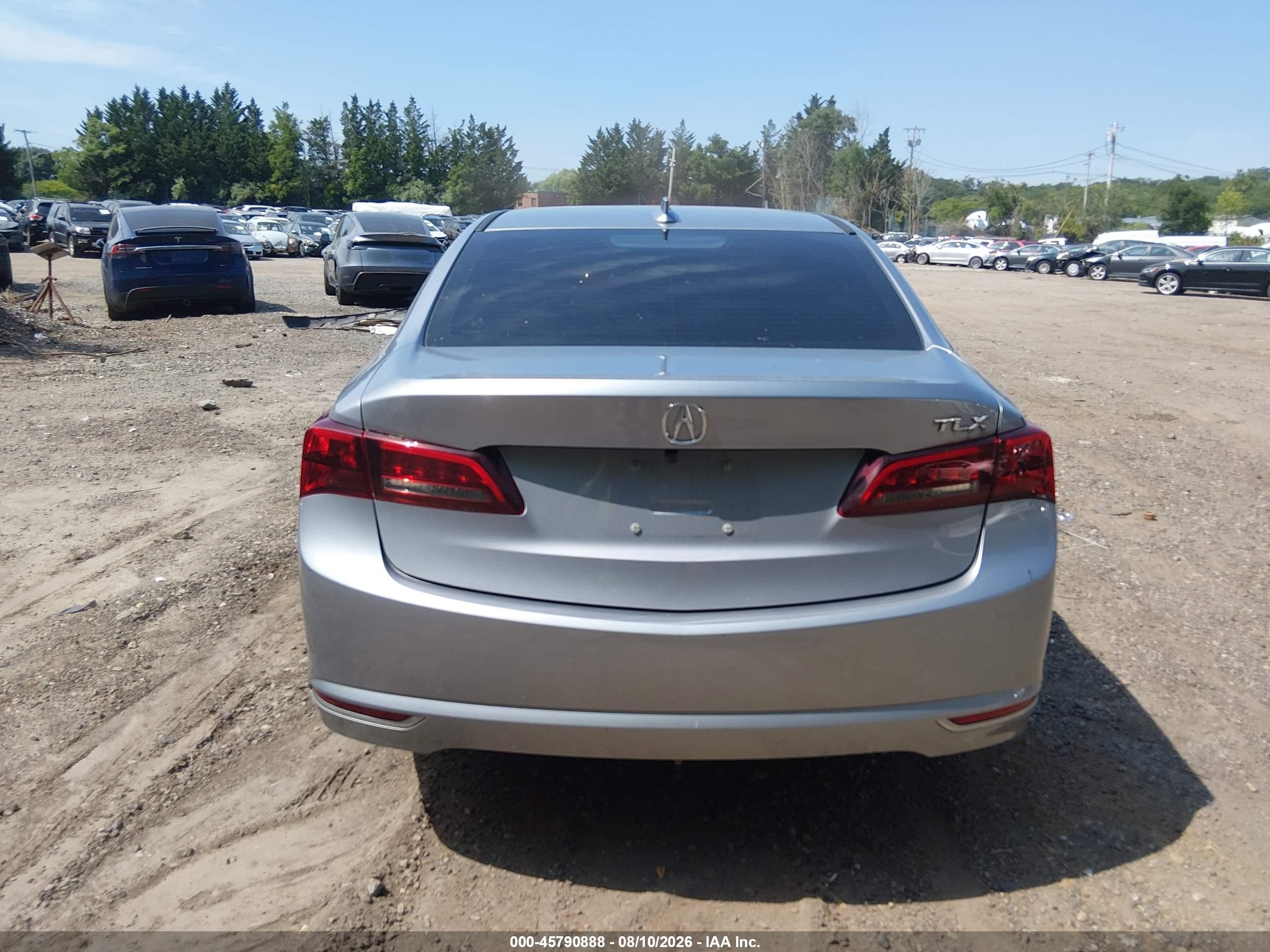2015 Acura Tlx V6 Серебряный vin: 19UUB2F33FA010115