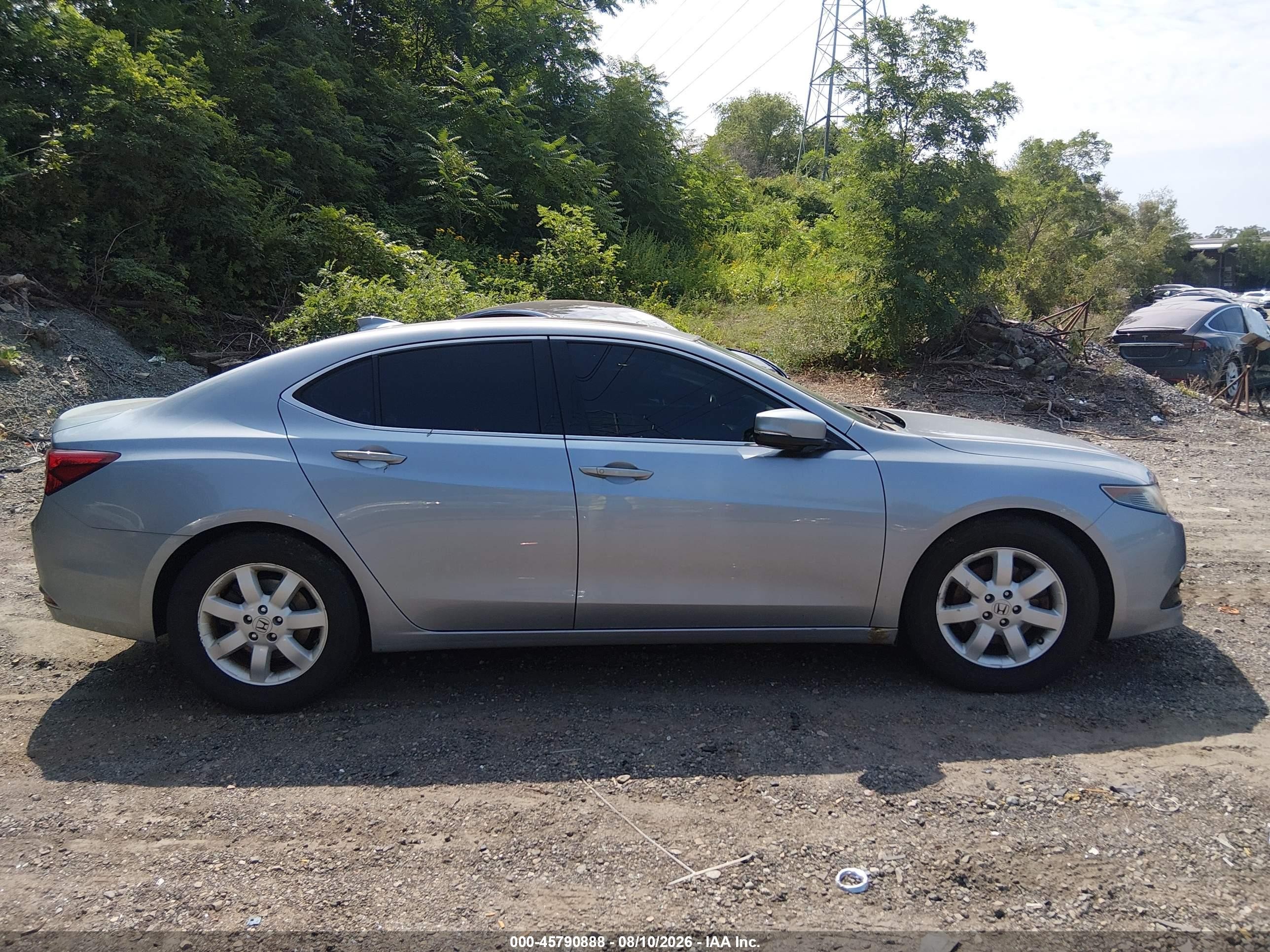 2015 Acura Tlx V6 Серебряный vin: 19UUB2F33FA010115