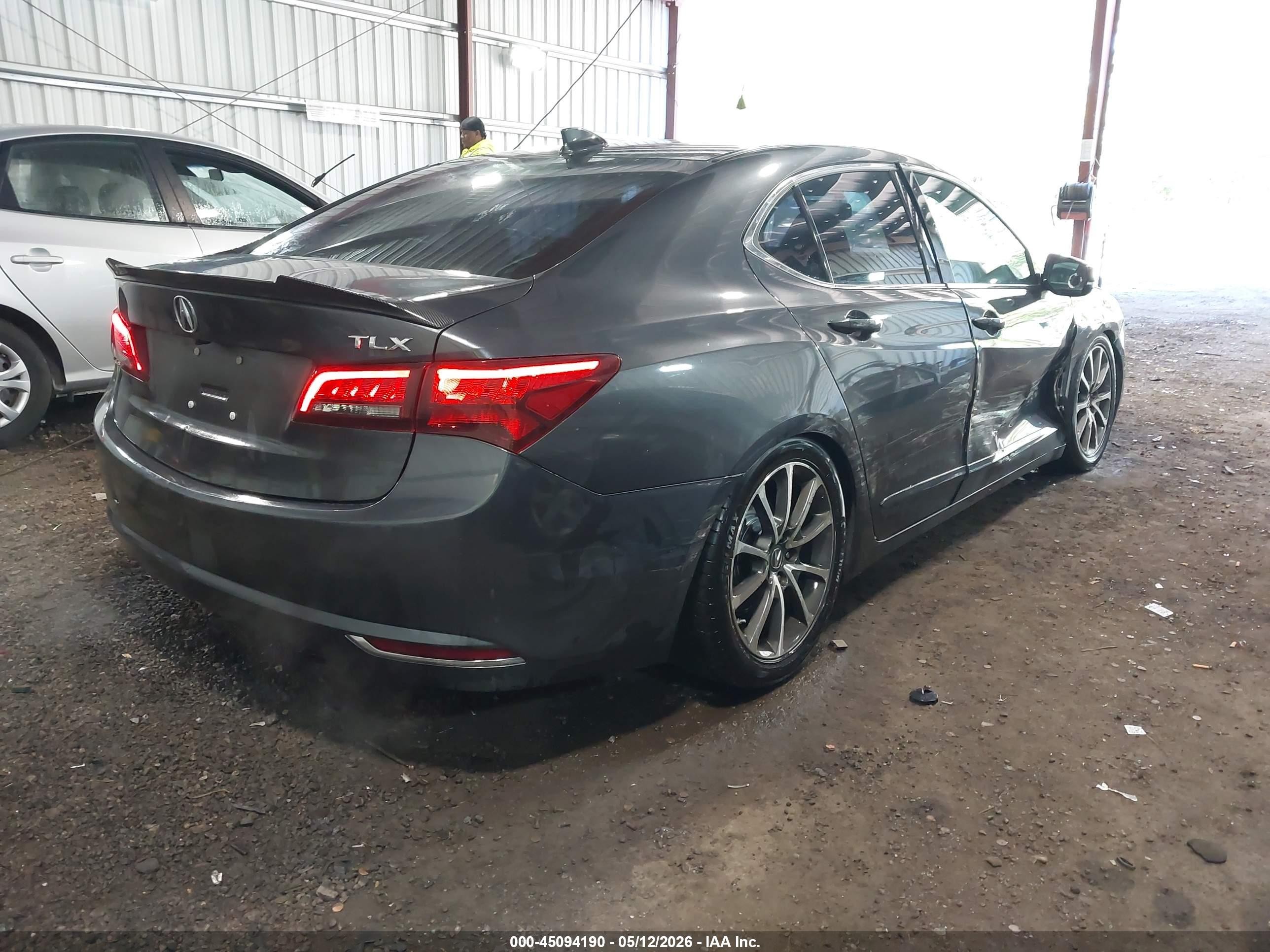 2015 Acura Tlx V6 Blue vin: 19UUB2F33FA016318
