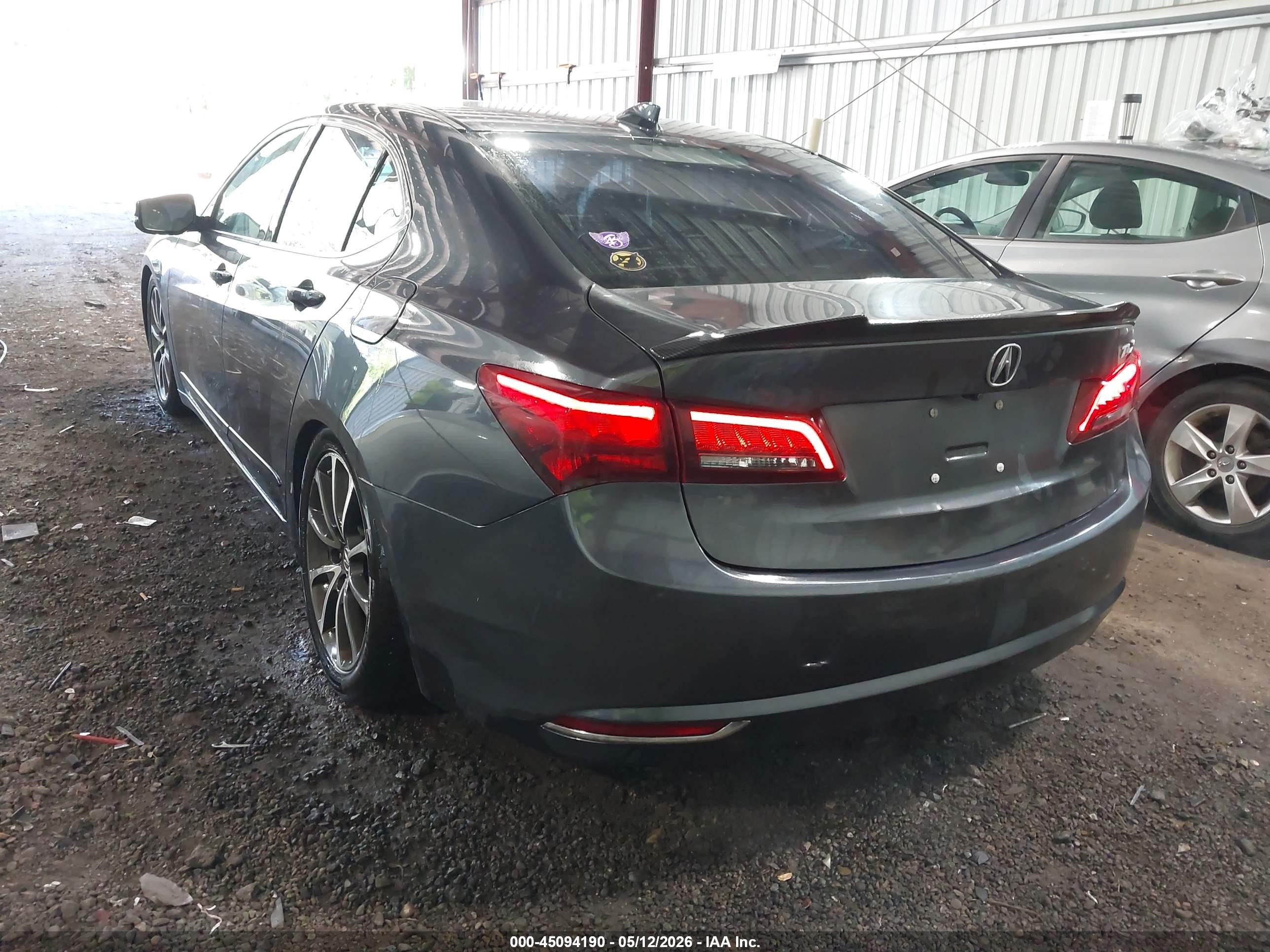 2015 Acura Tlx V6 Blue vin: 19UUB2F33FA016318