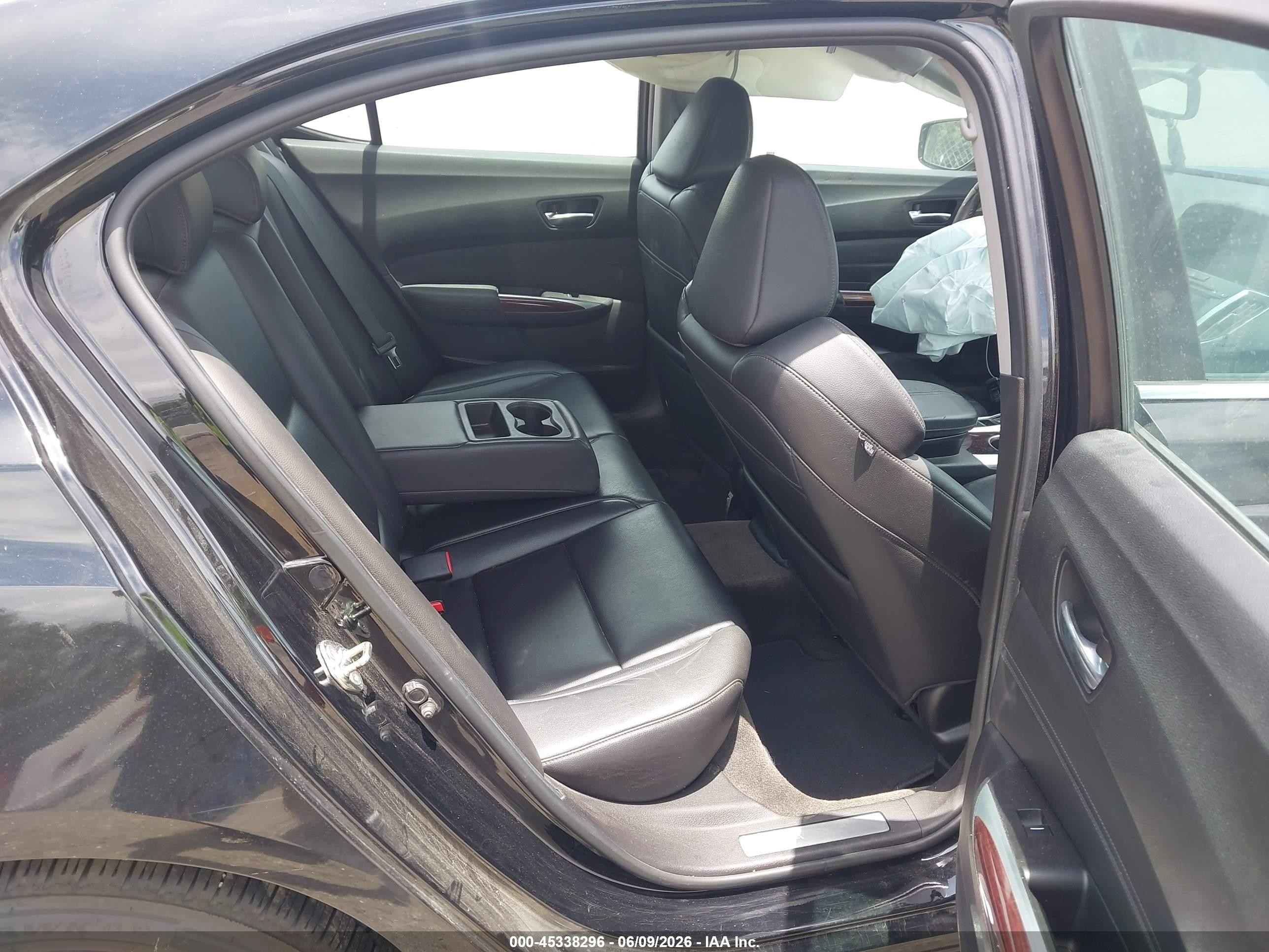 2015 Acura Tlx V6 Black vin: 19UUB2F33FA016576