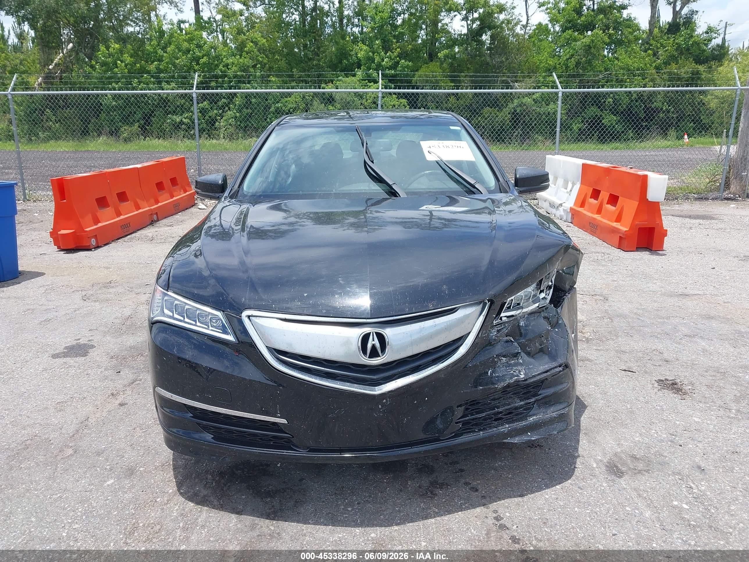 2015 Acura Tlx V6 Black vin: 19UUB2F33FA016576
