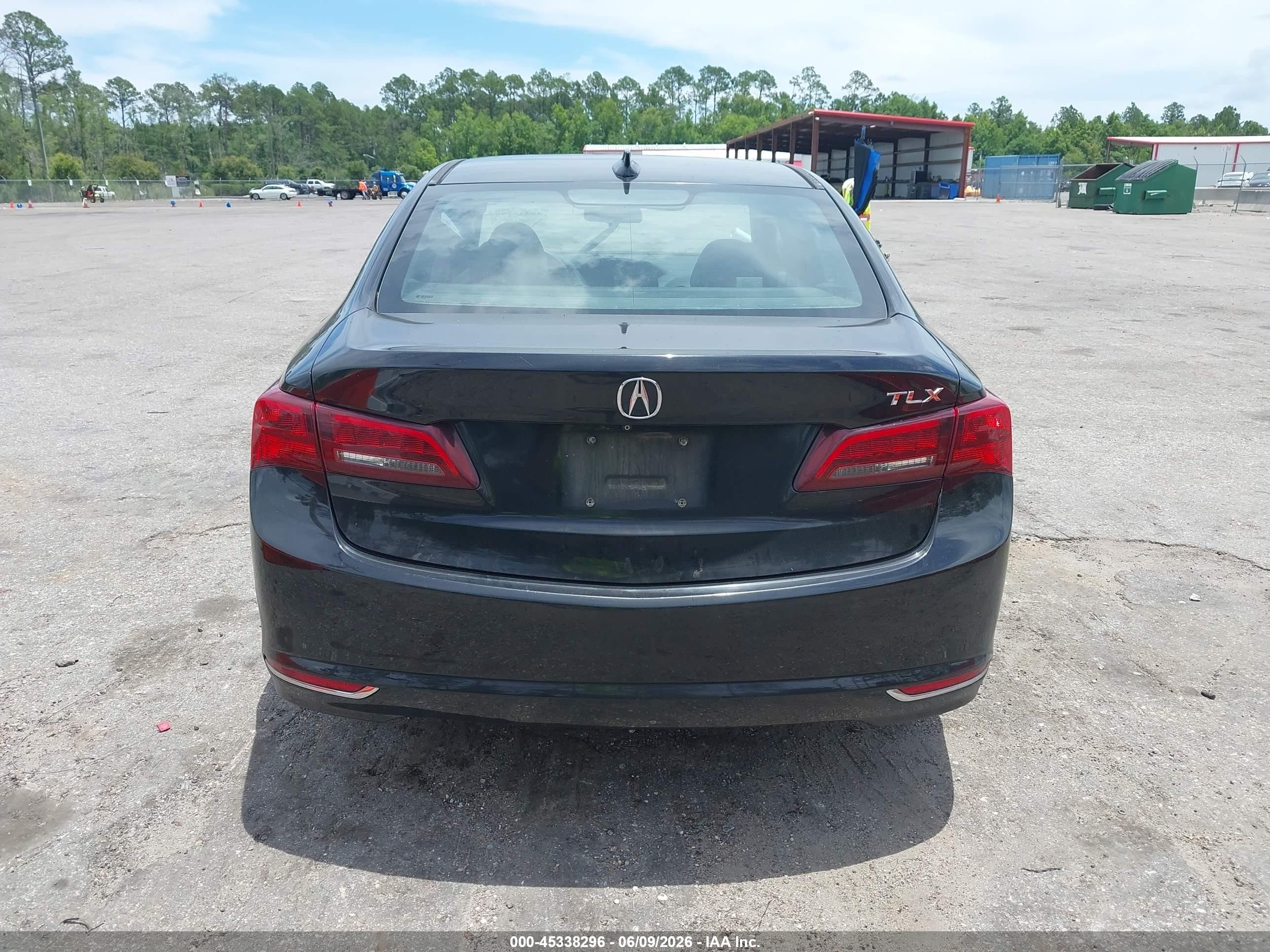 2015 Acura Tlx V6 Black vin: 19UUB2F33FA016576