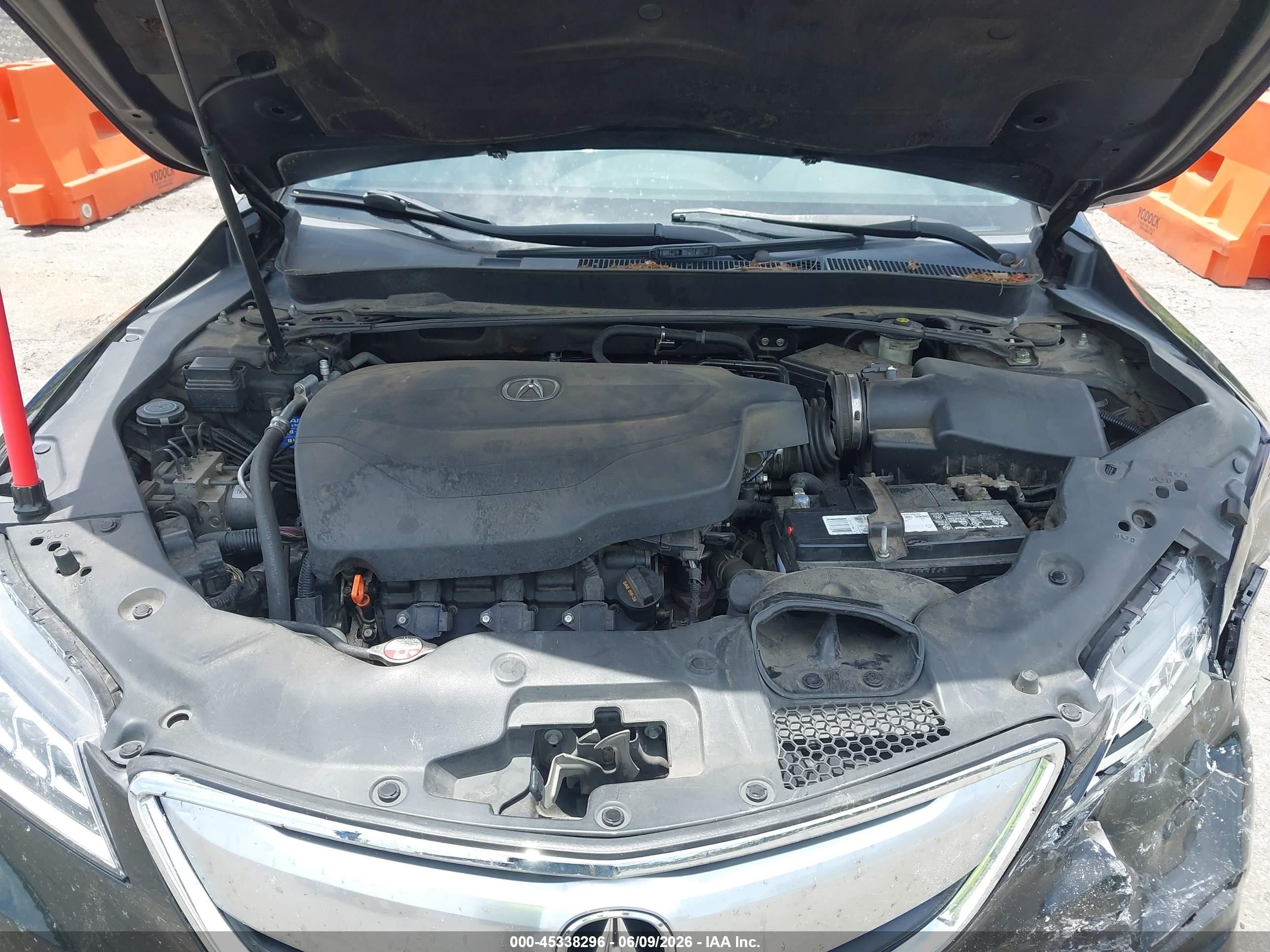 2015 Acura Tlx V6 Black vin: 19UUB2F33FA016576