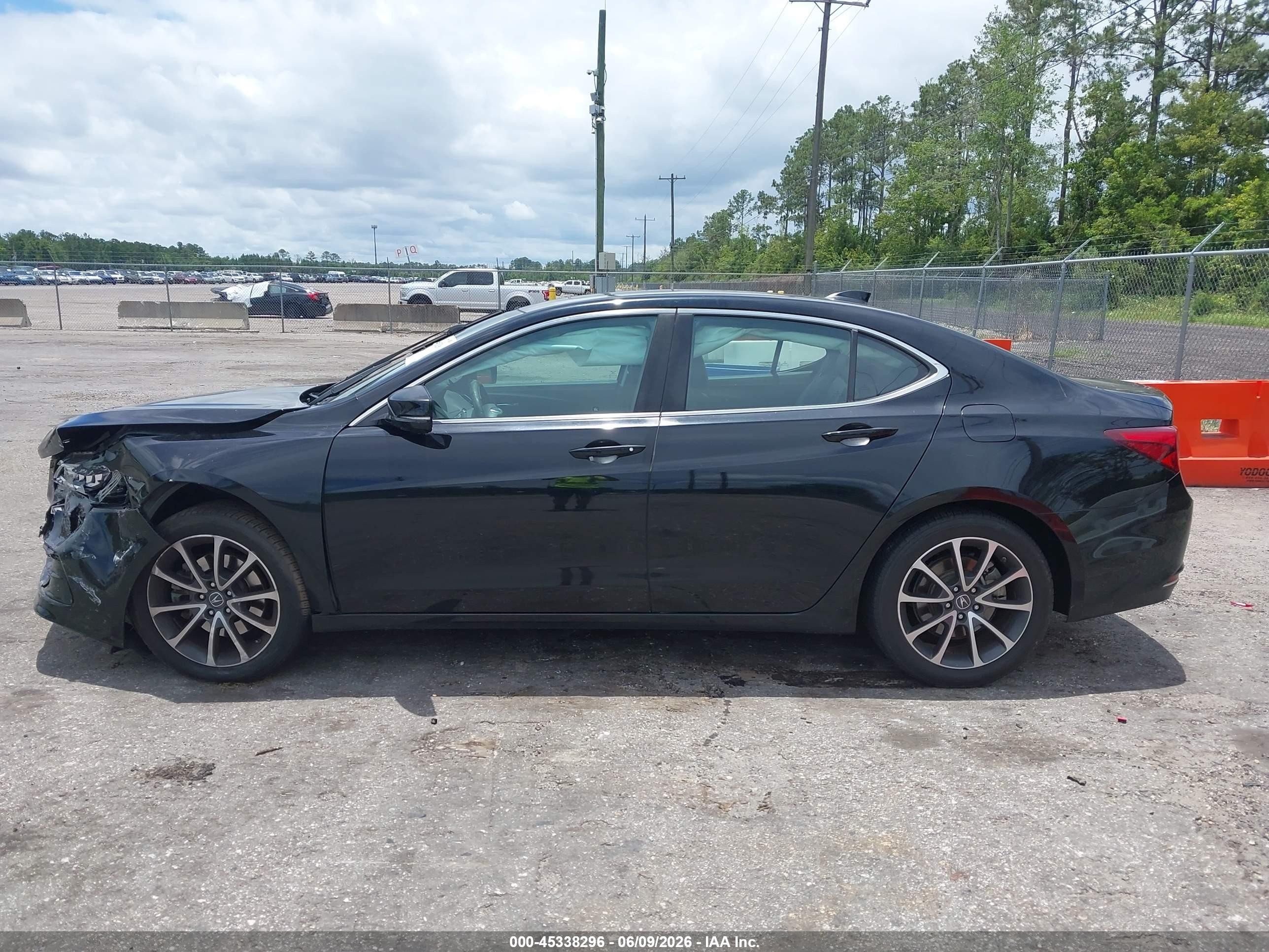 2015 Acura Tlx V6 Black vin: 19UUB2F33FA016576