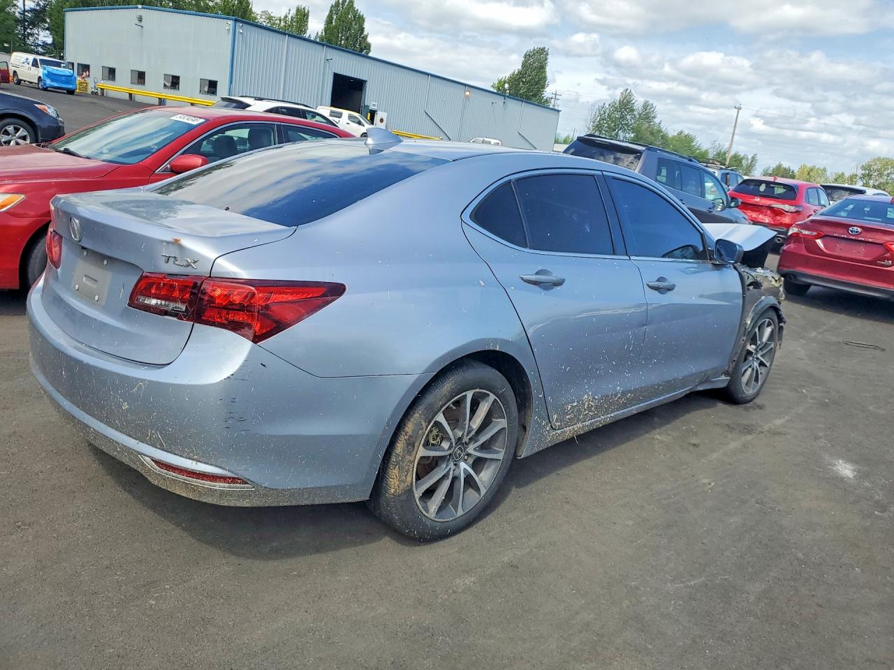 2015 Acura Tlx Silver vin: 19UUB2F33FA022295