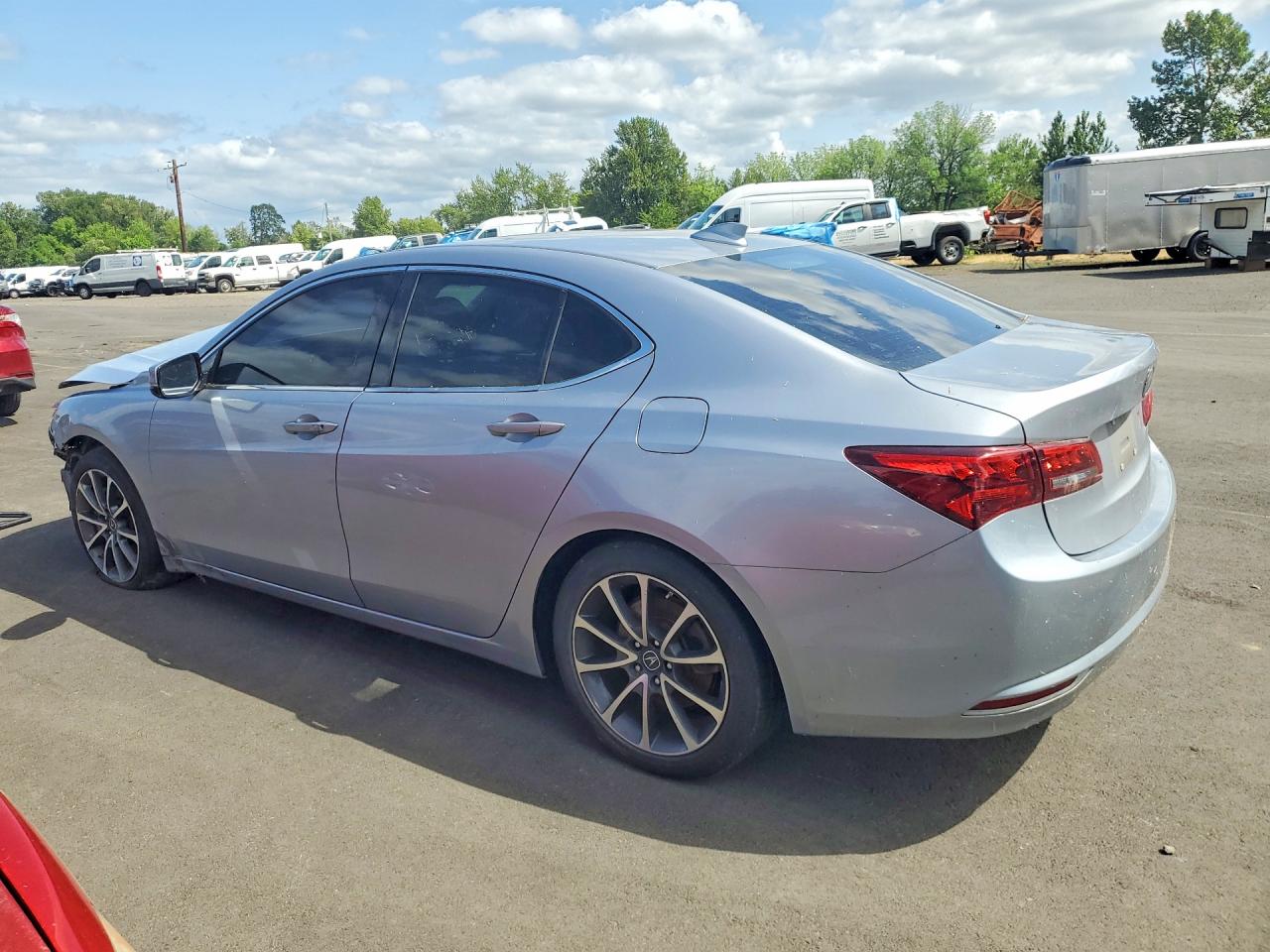 2015 Acura Tlx Silver vin: 19UUB2F33FA022295