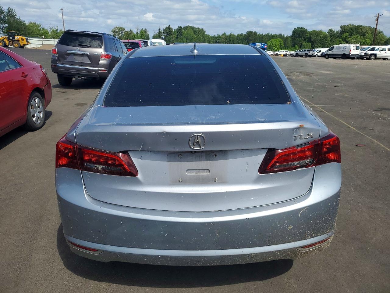 2015 Acura Tlx Silver vin: 19UUB2F33FA022295