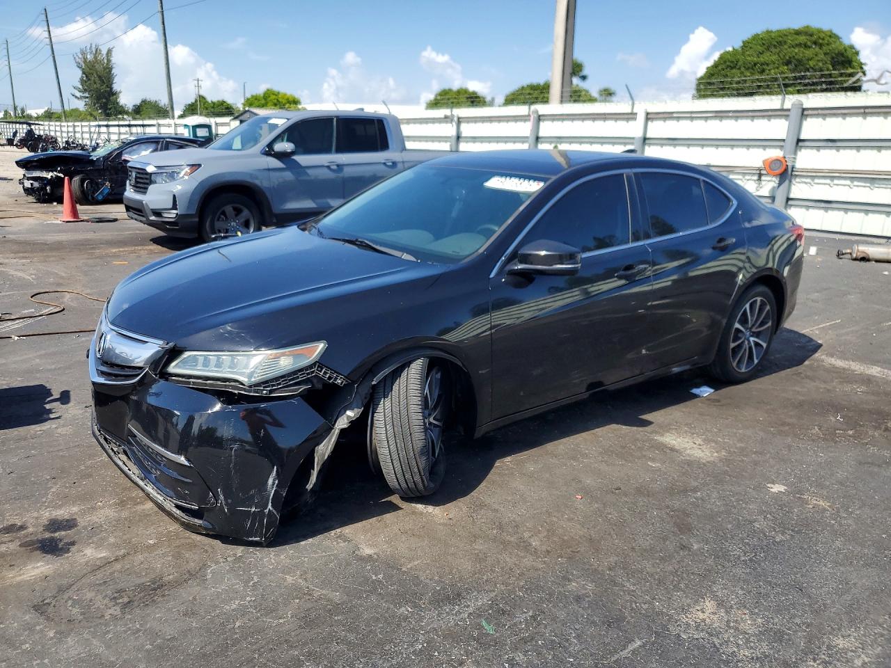 2015 Acura Tlx Black vin: 19UUB2F33FA025066