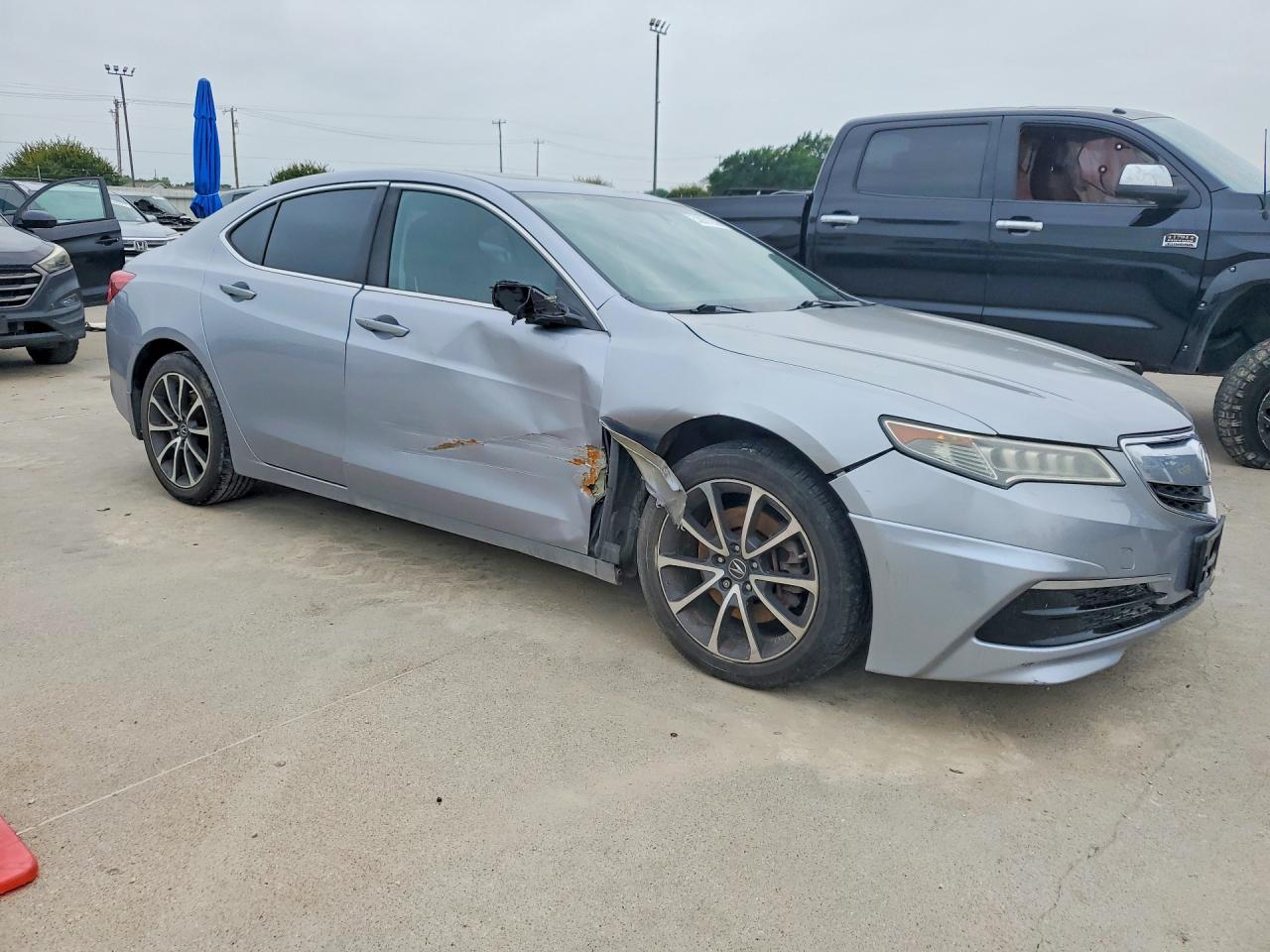 2015 Acura Tlx Серый vin: 19UUB2F34FA006011